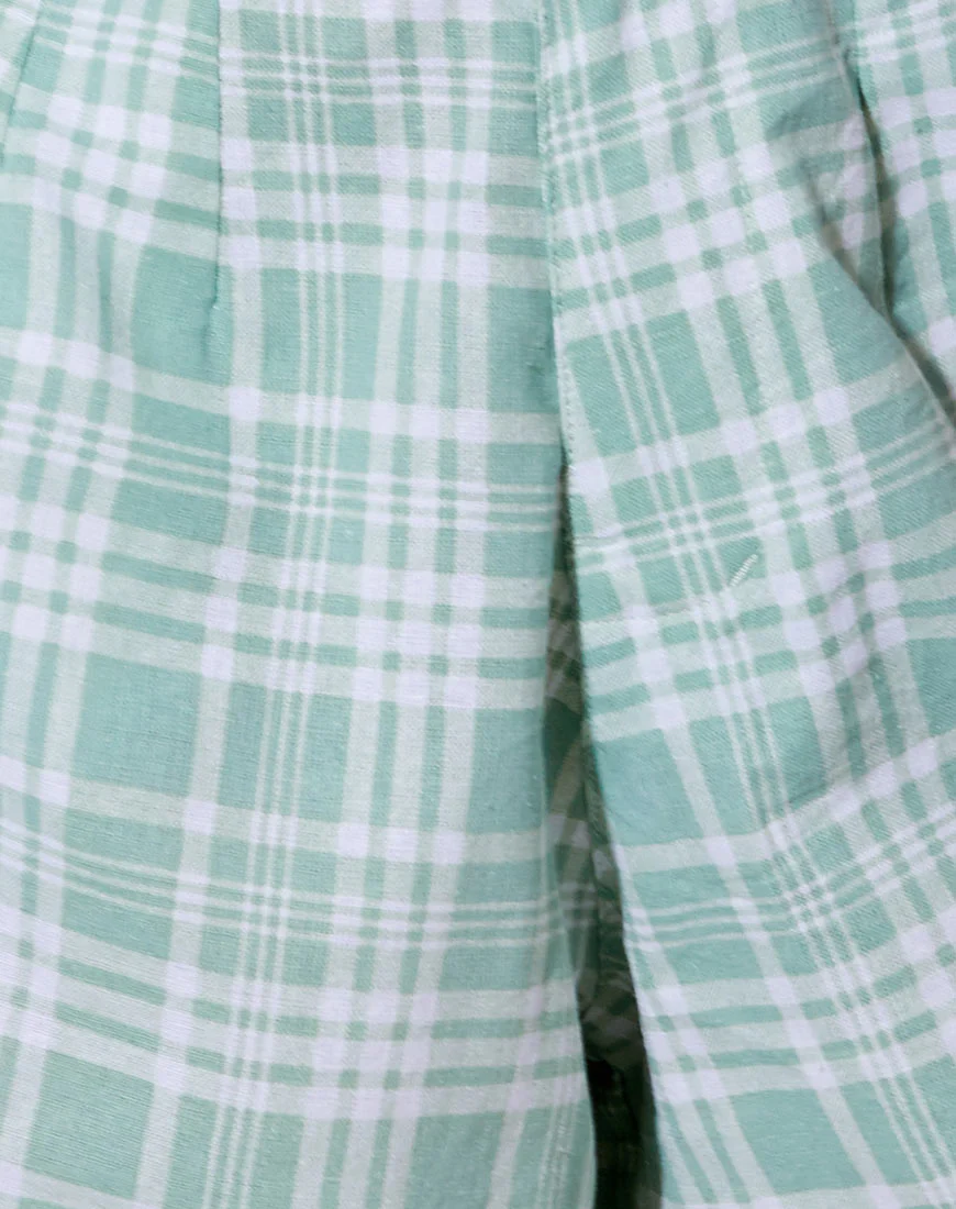 Lex Short in Table Cloth Neo Mint - Image 5
