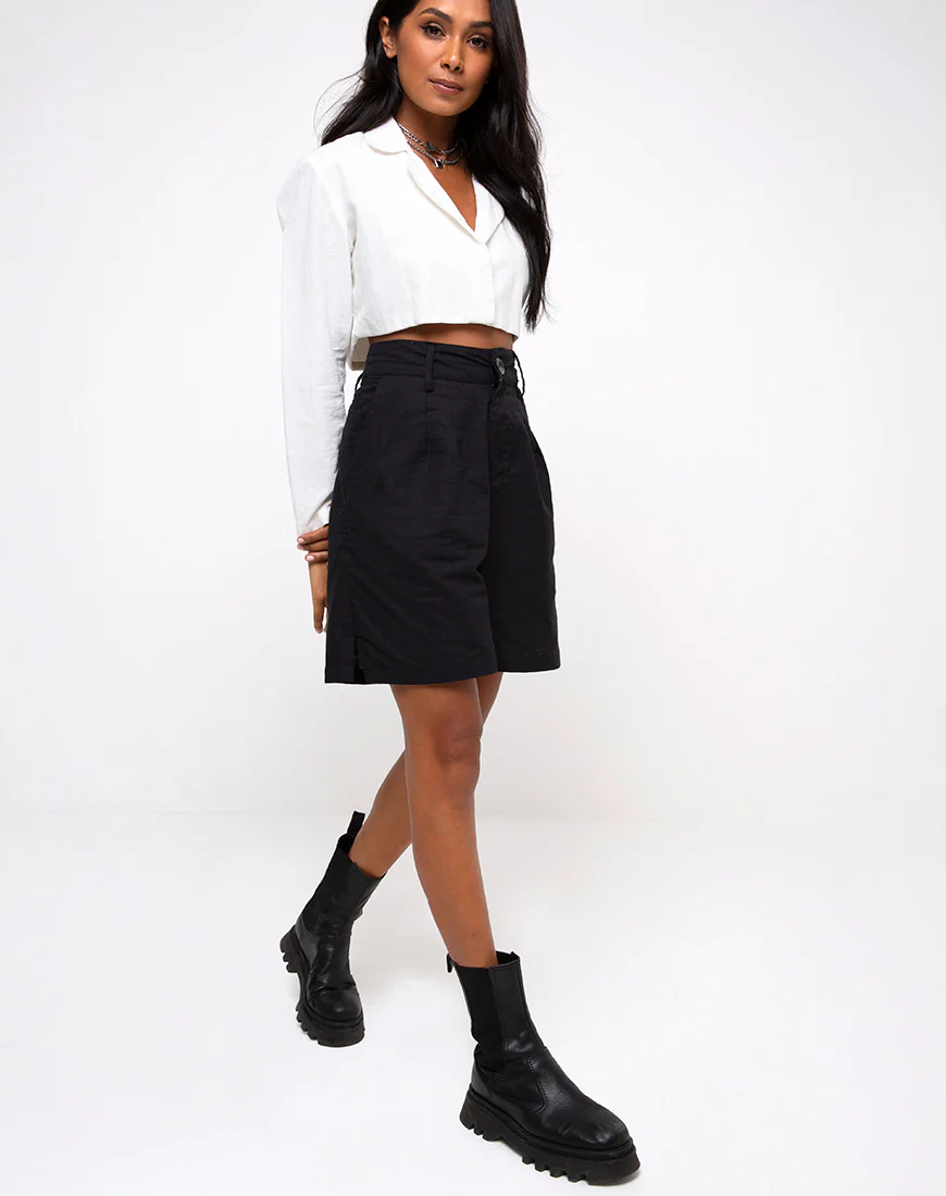Lexta Short in Black - Image 3