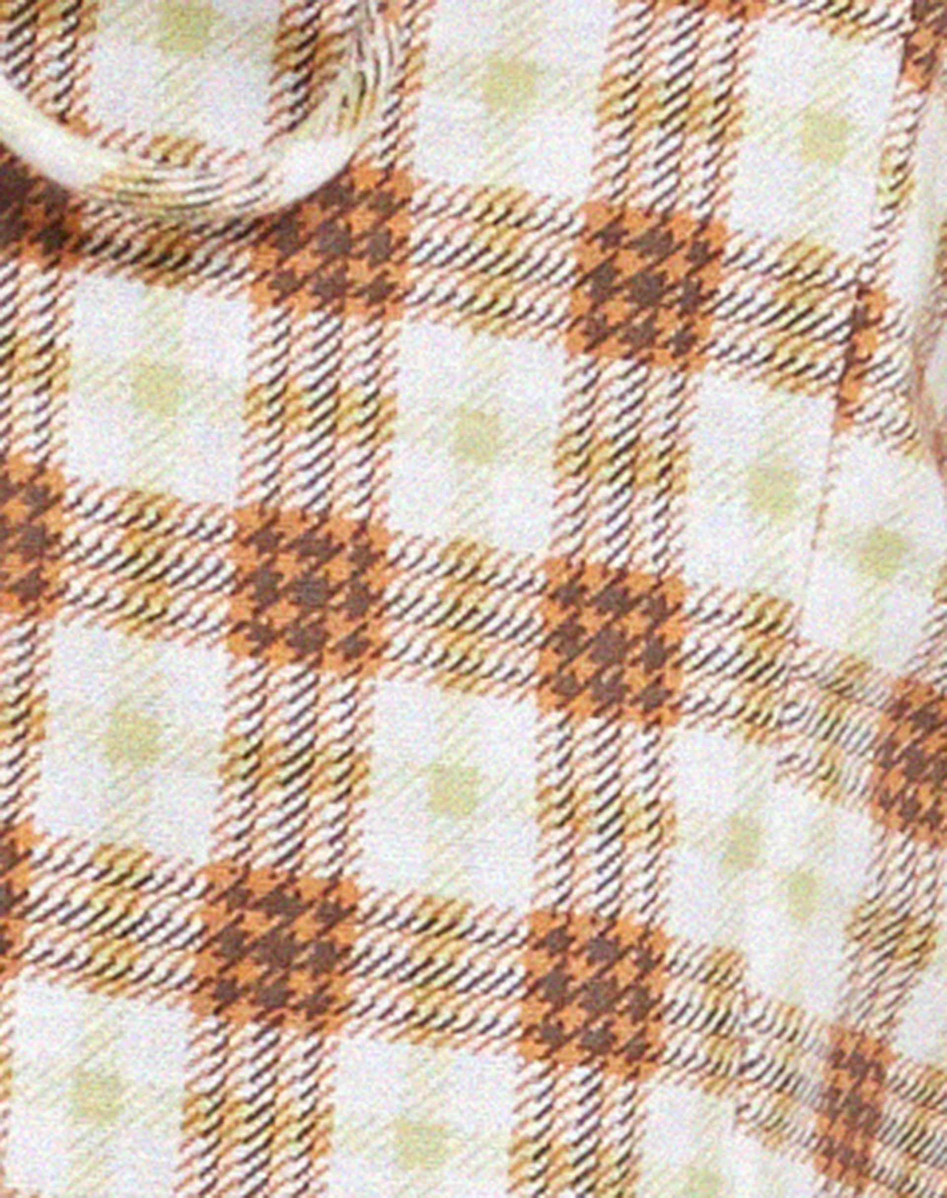 Ley Top in Yellow and Brown Check - Image 5