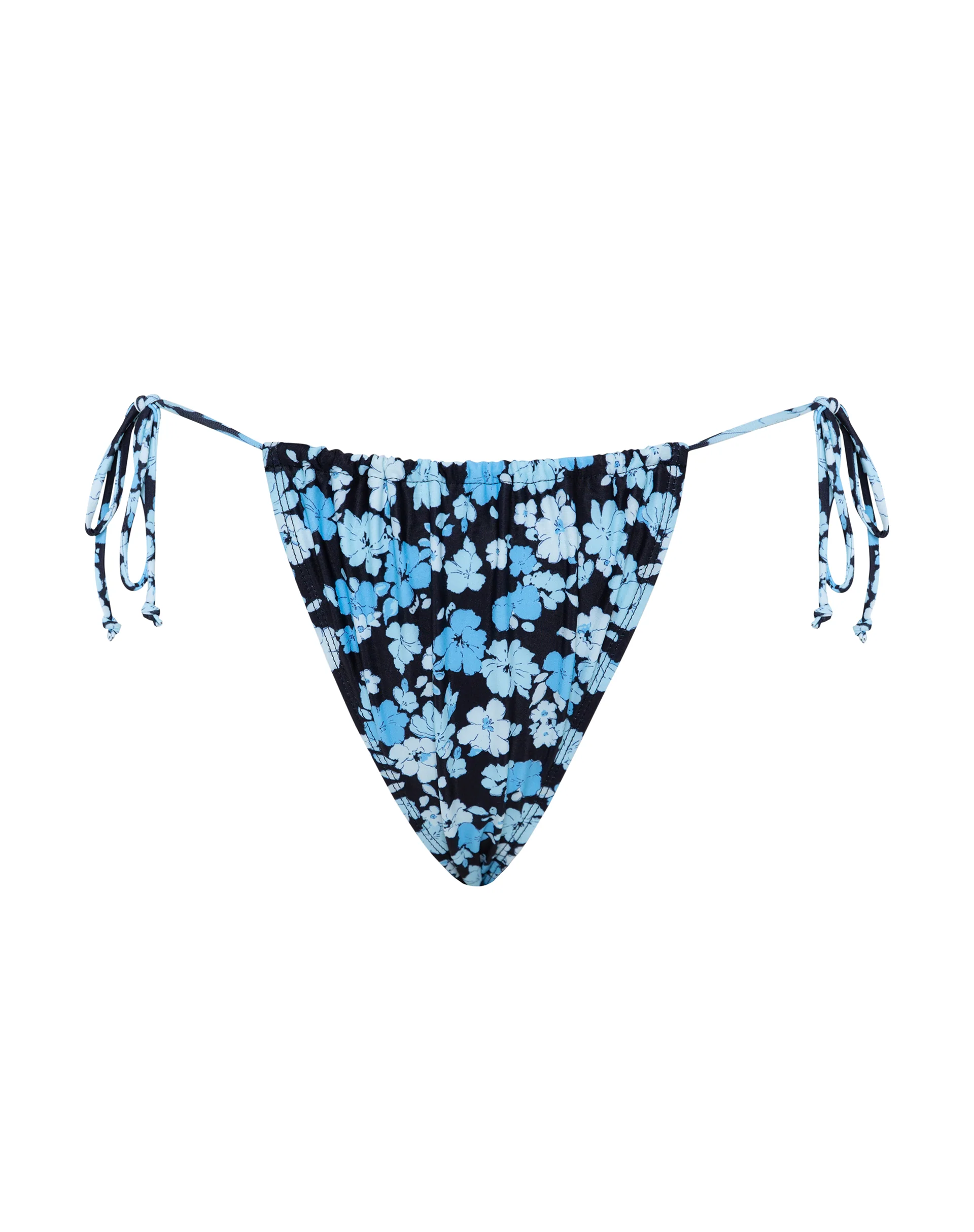 Leyna Bikini Bottom in Pastel Blue Floral - Image 6