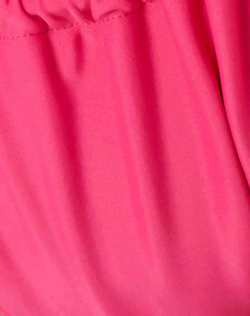 Leyna Bikini Bottom in Pink with Beads - Image 6