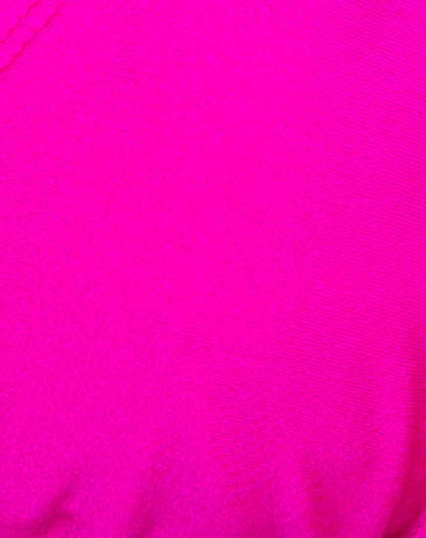 Leyna Bikini Bottom in Magenta - Image 5