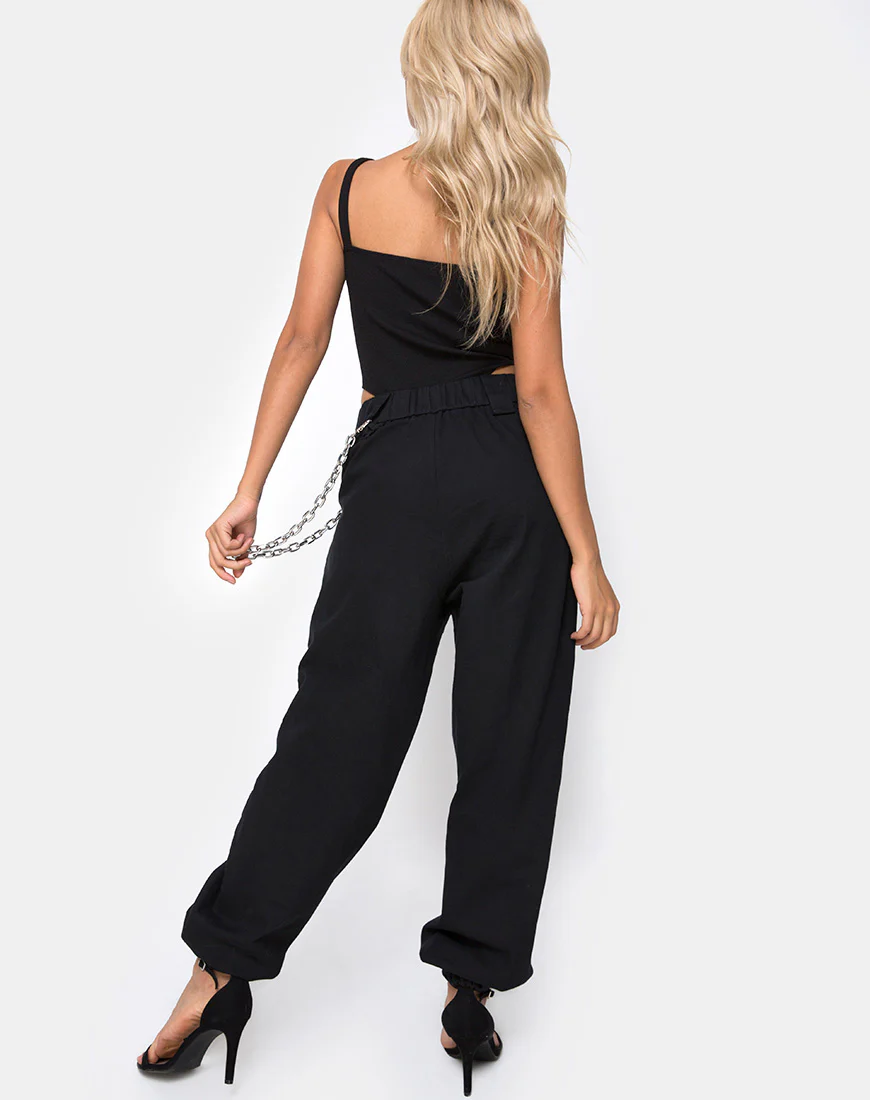 Lidom Bodice in Black with Silver Hook - Image 4