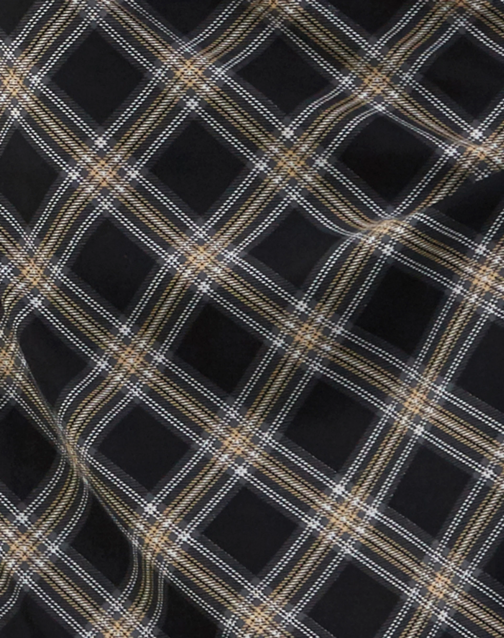 Lieva Midi Dress in Black and Grey Check - Image 6
