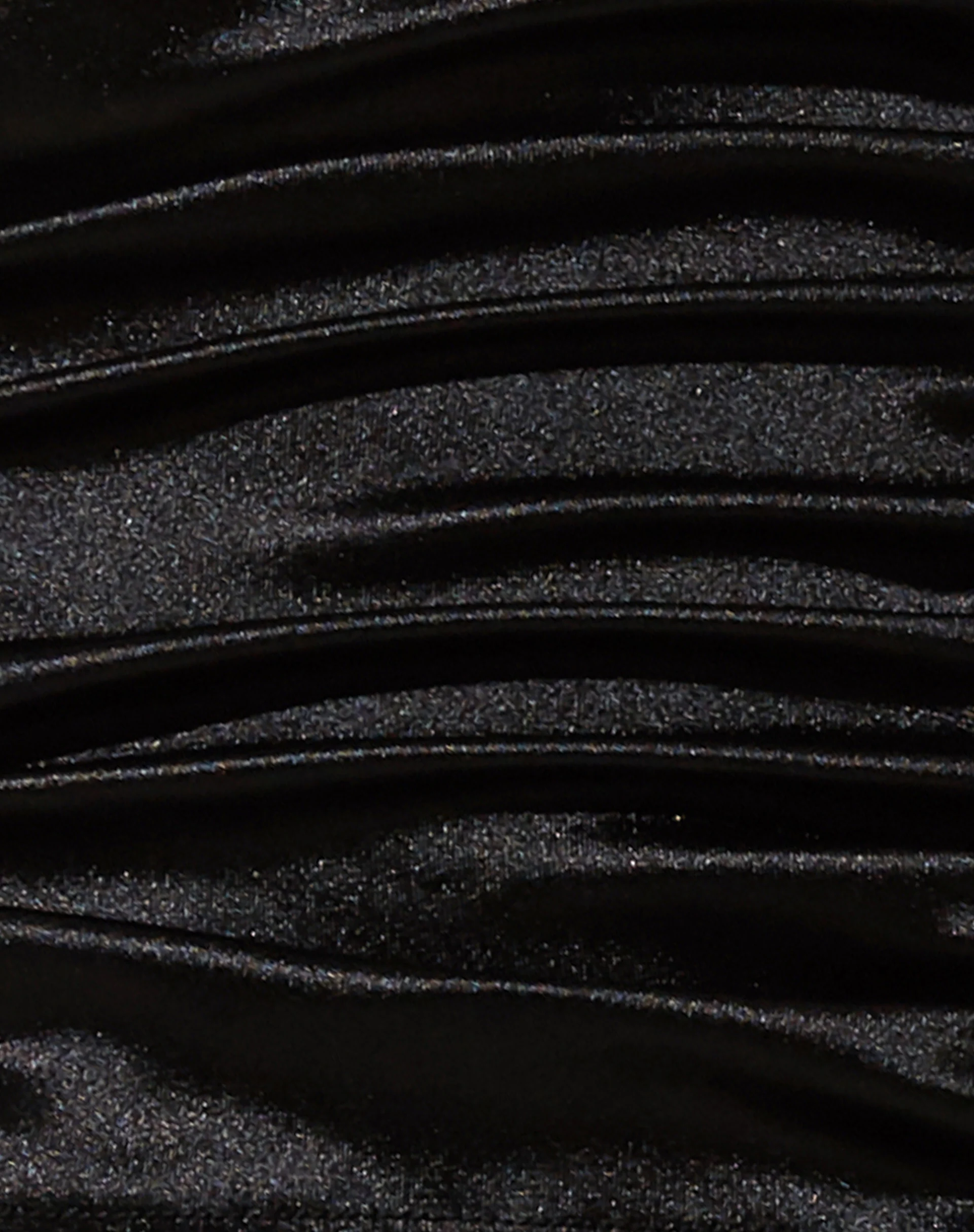 Lily Crop Top in Satin Black - Image 5