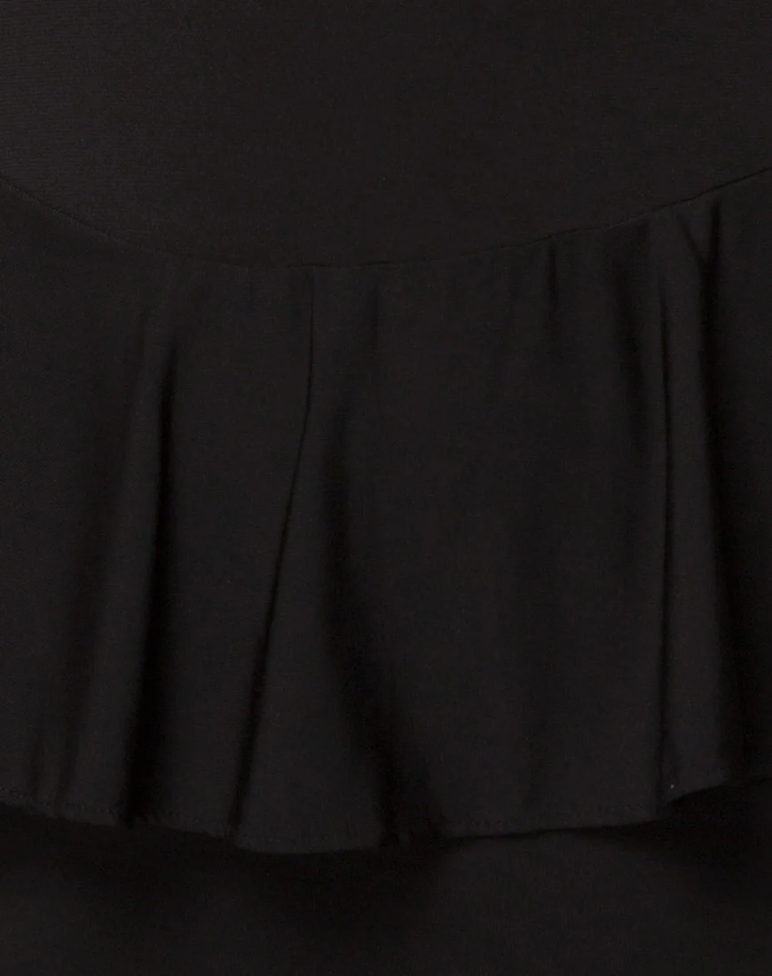 Lima Bodycon Dress in Black - Image 5