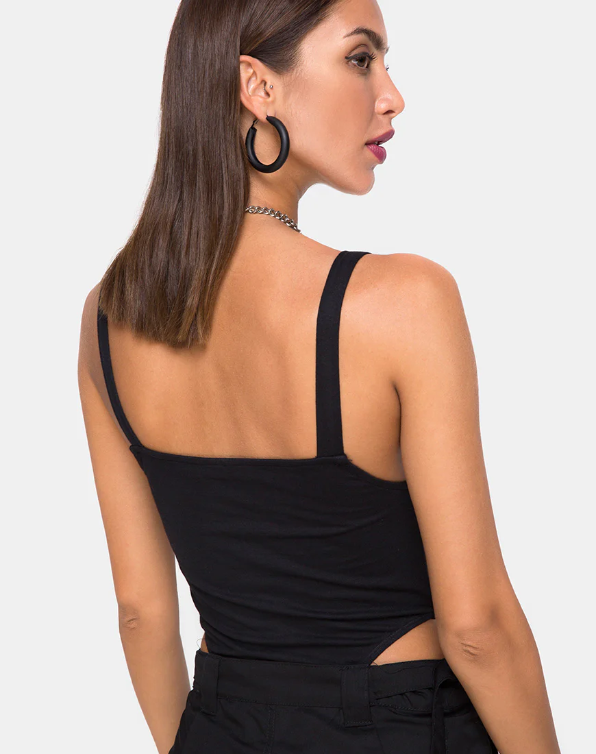 Limoc Bodice in Black Buckle - Image 2