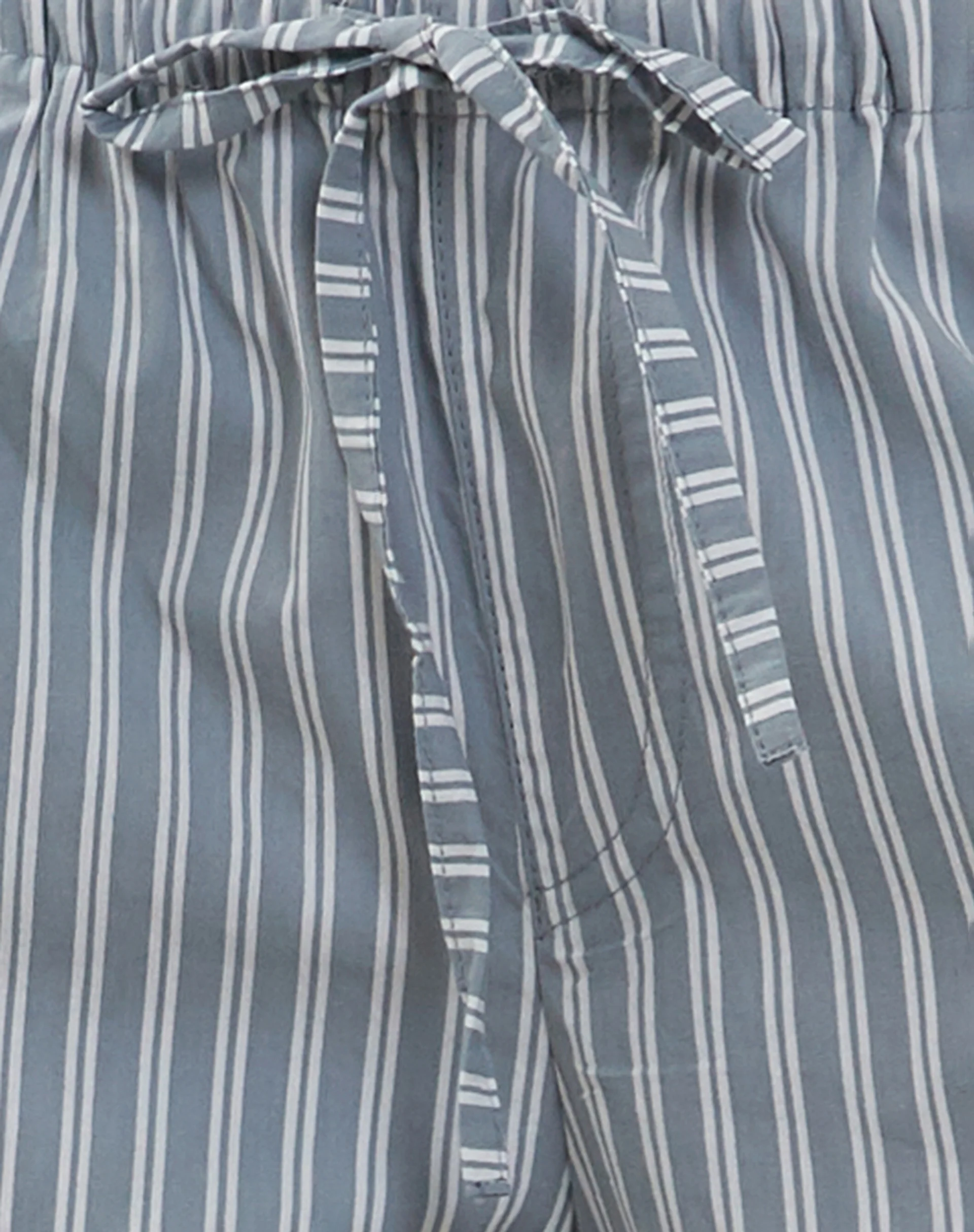 Lirura Wide Leg Trouser in Grey with White Stripes - Image 5