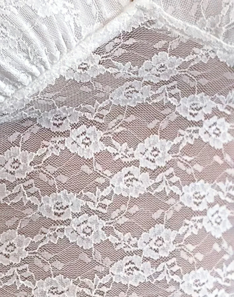 Livra Top in Clover Lace White - Image 5