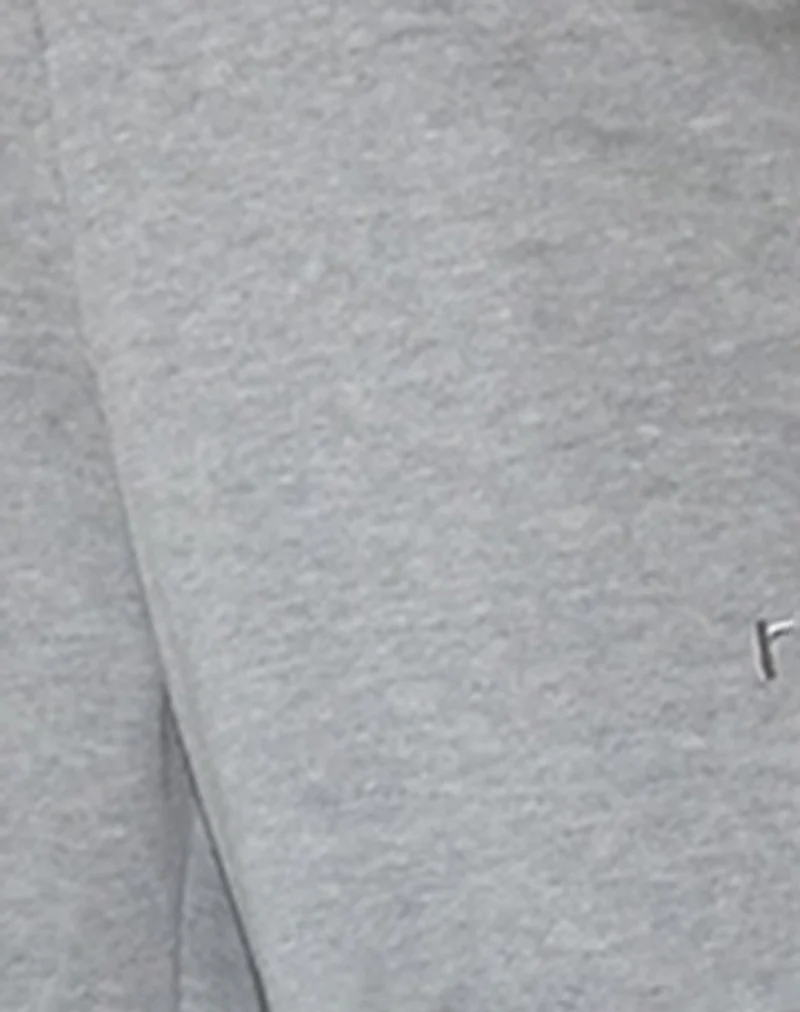Loose Jogger in Grey Marl with M Embroidery - Image 6