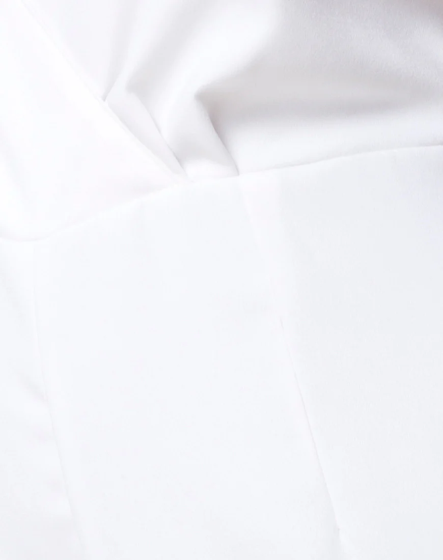 Lorelai Jumpsuit in White - Image 5