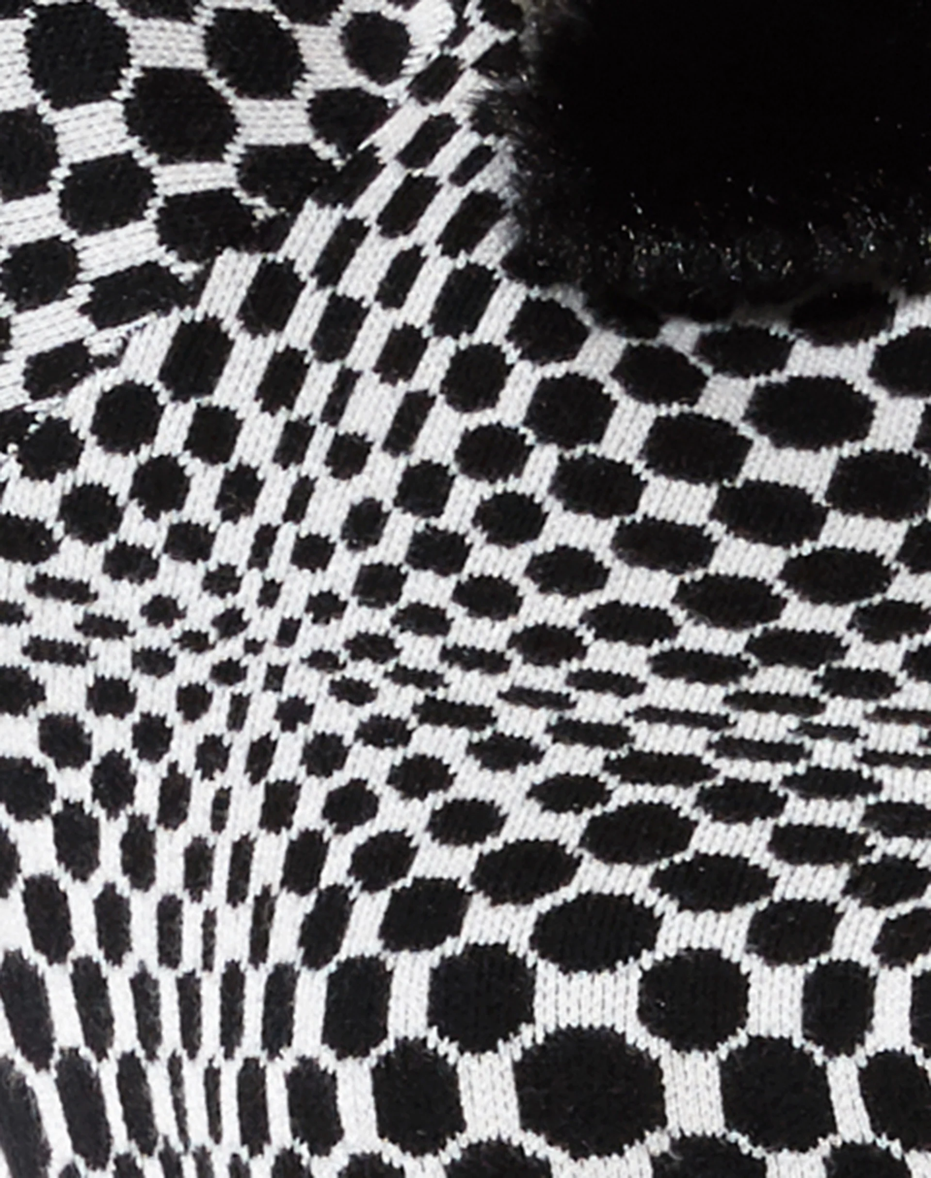 Lorita Cardi in Optic Monochrome Square Black and White - Image 6