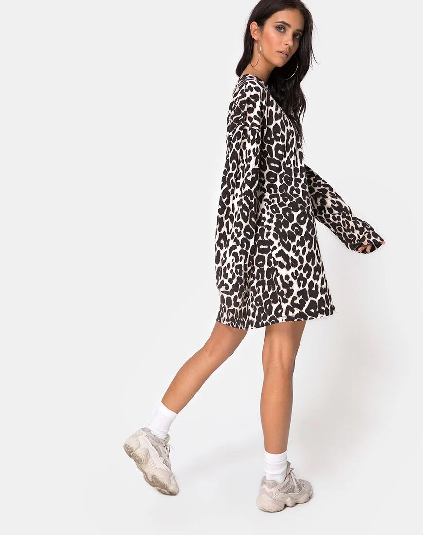 Lotsun Dress in Oversize Jaguar - Image 4