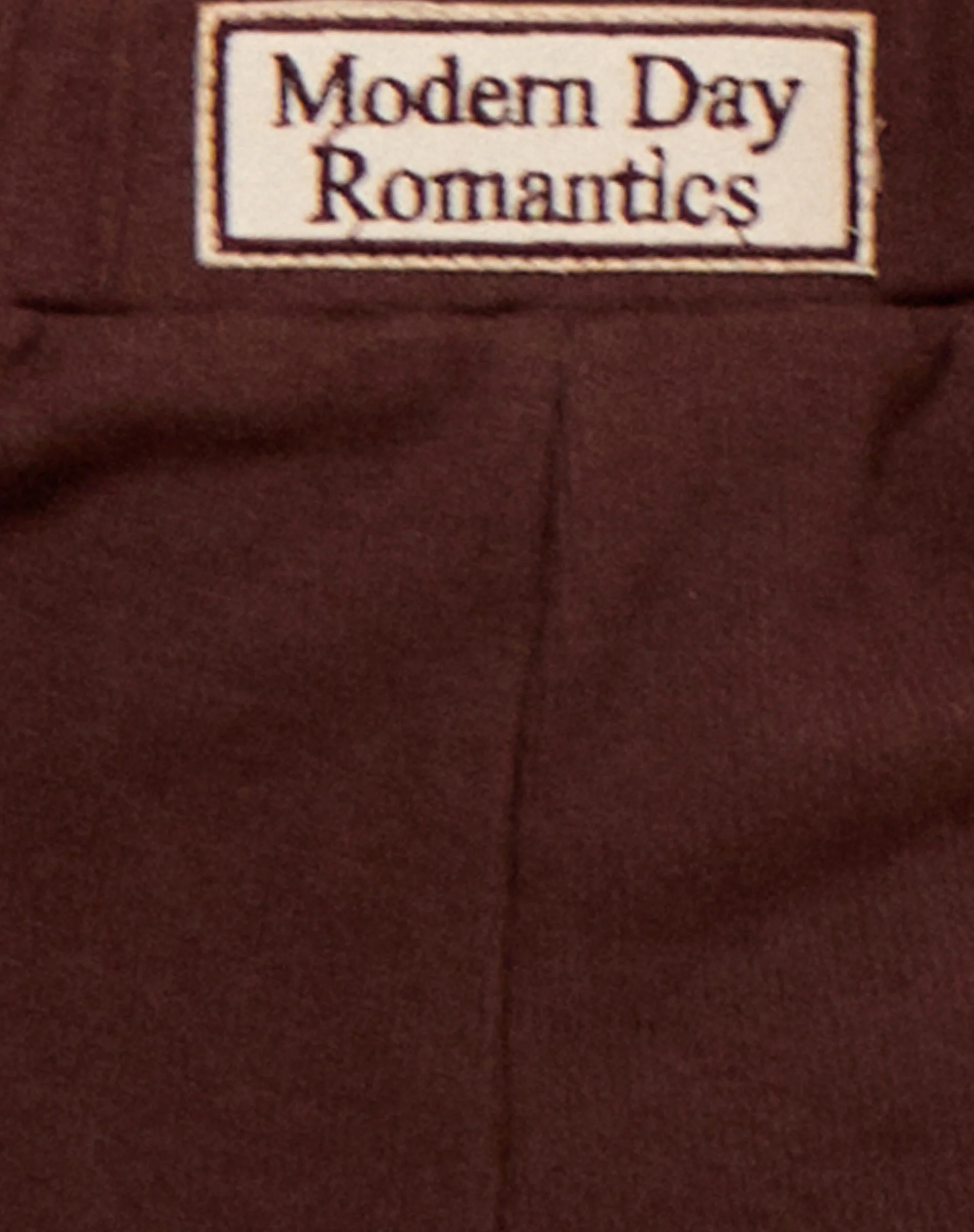 Lou Hot Pant in Deep Mahogany Modern Day Label Embro - Image 5