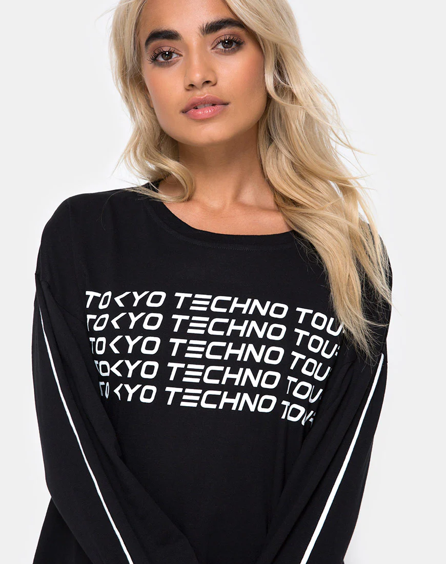 Loutries Sweatshirt in Tokyo Techno - Image 2