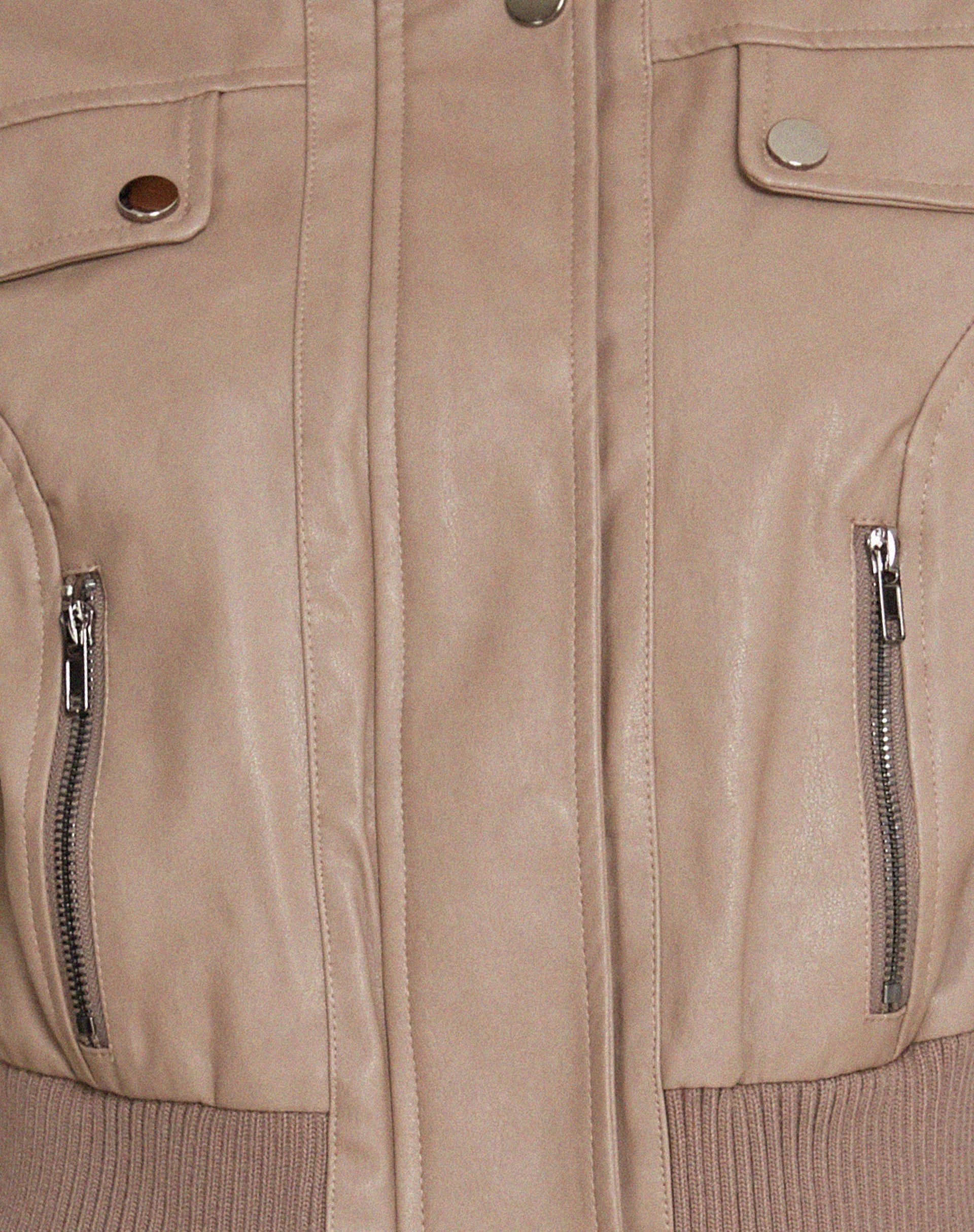 Loviana Jacket in PU Putty - Image 6