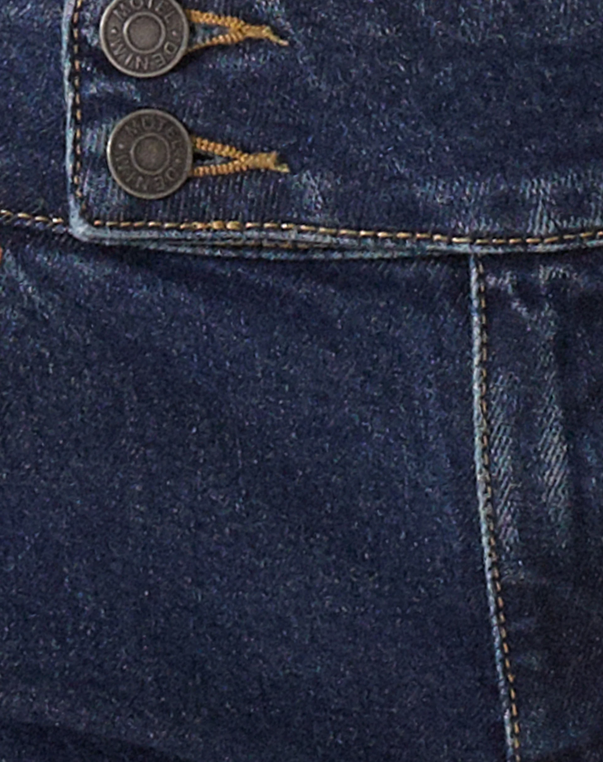 MOTEL X OLIVIA NEILL Low Rise Bootleg Jeans in Dark Vintage Wash - Image 7