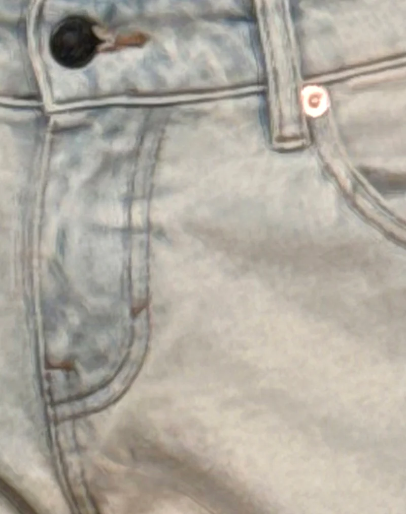 Low Rise Parallel Jeans In Arctic Blue - Image 5