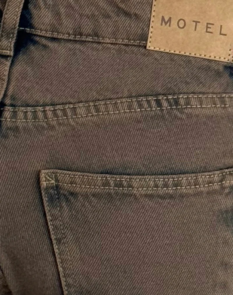 Low Rise Parallel Jeans in Dark Sand - Image 6