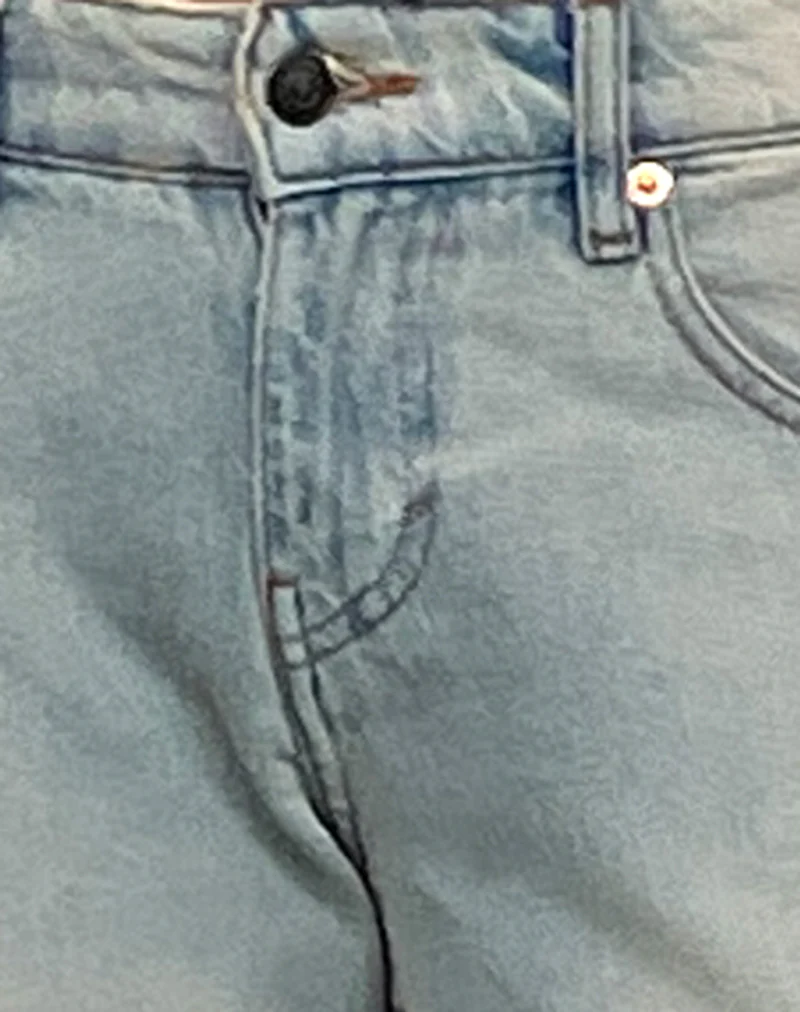 Low Rise Parallel Jeans in Sand Bleach Extreme - Image 5