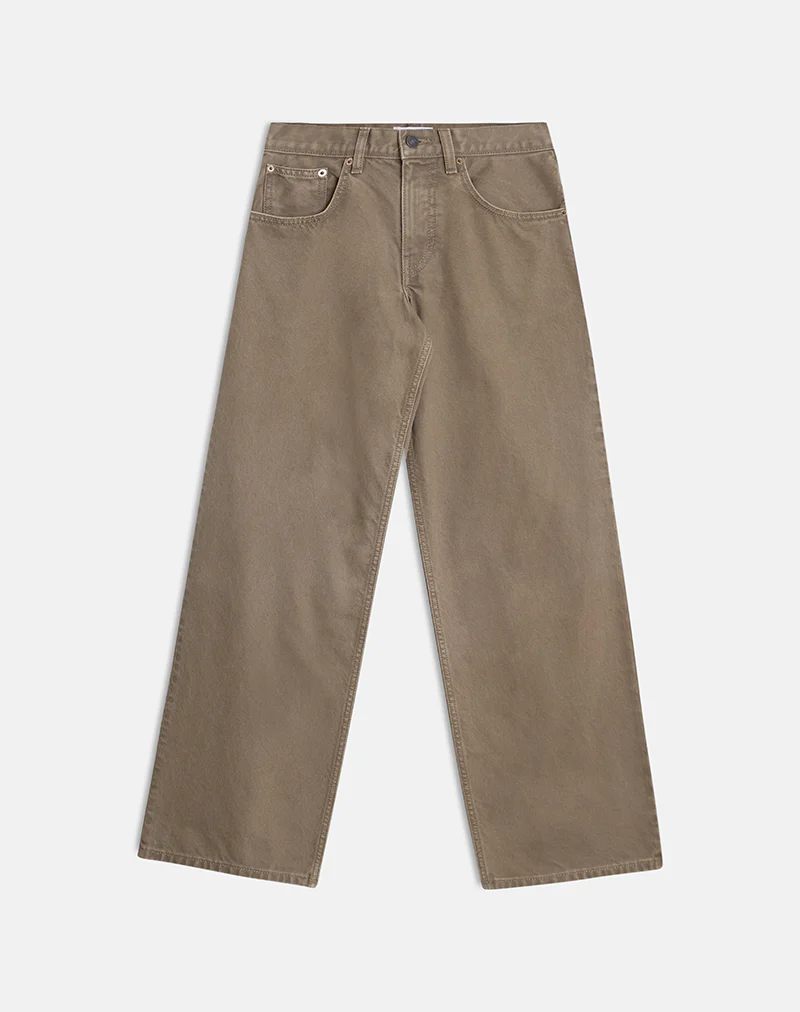 Low Rise Roomy Jeans in Bronze - Image 5