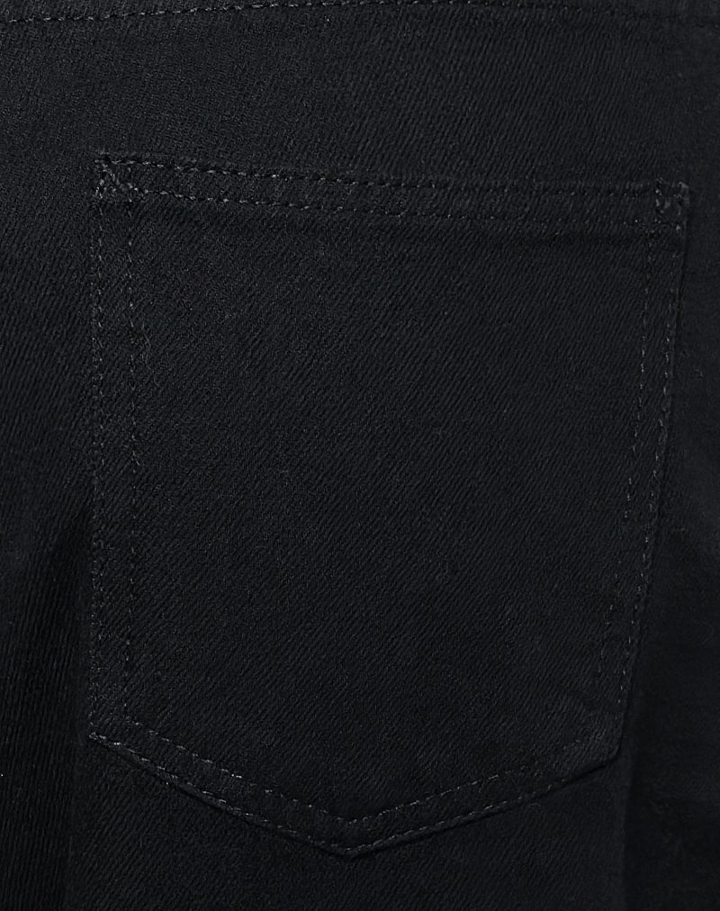 Low Rise Roomy Jeans in Rinse Black - Image 7