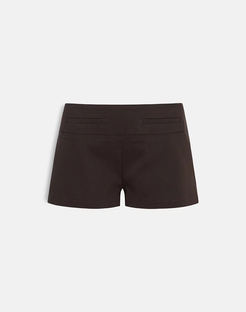 Lucen Mini Short in Tailoring Brown - Image 7