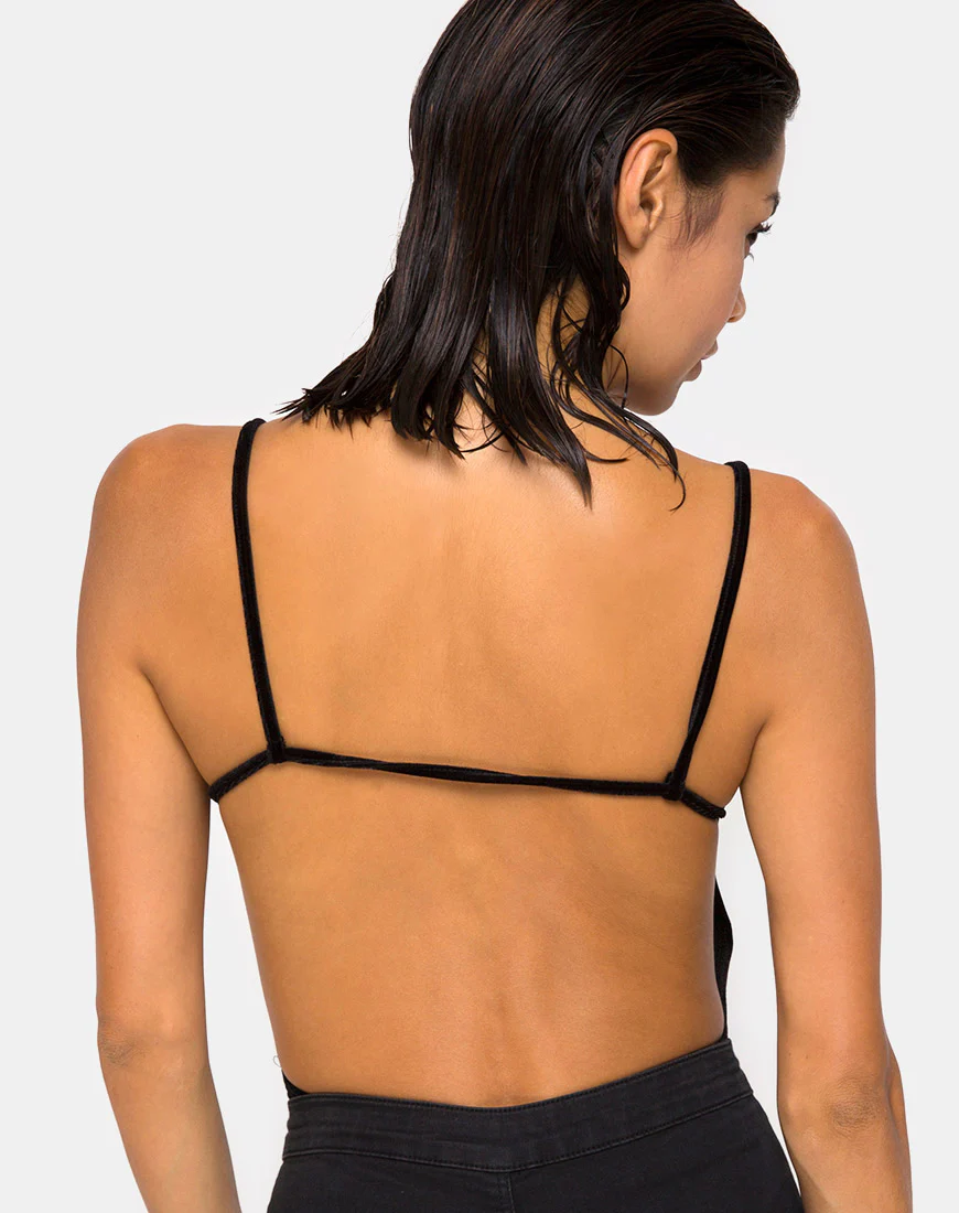 Lucia Bodice in Diamante Black - Image 2