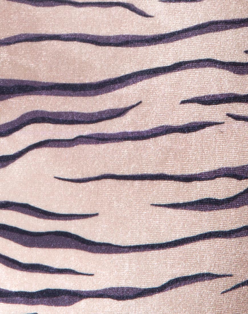 Lucia Bodice in Velvet Golden Tiger - Image 5