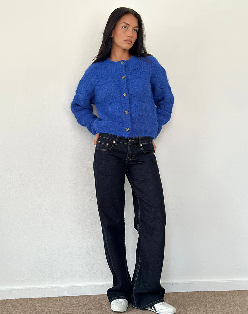 Luciana Cardigan in Cobalt Blue - Image 5