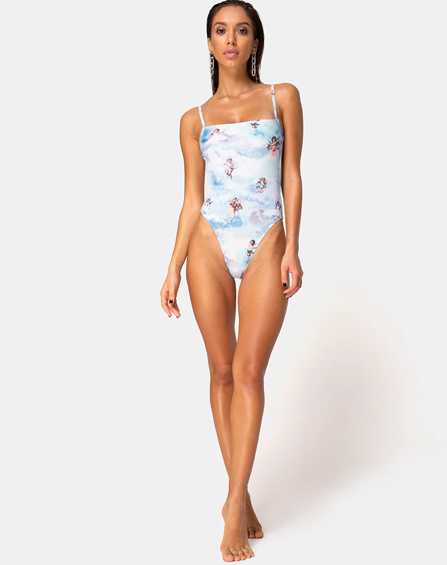 Luelle Swimsuit in Bikini Angel Sky Blue - Image 3