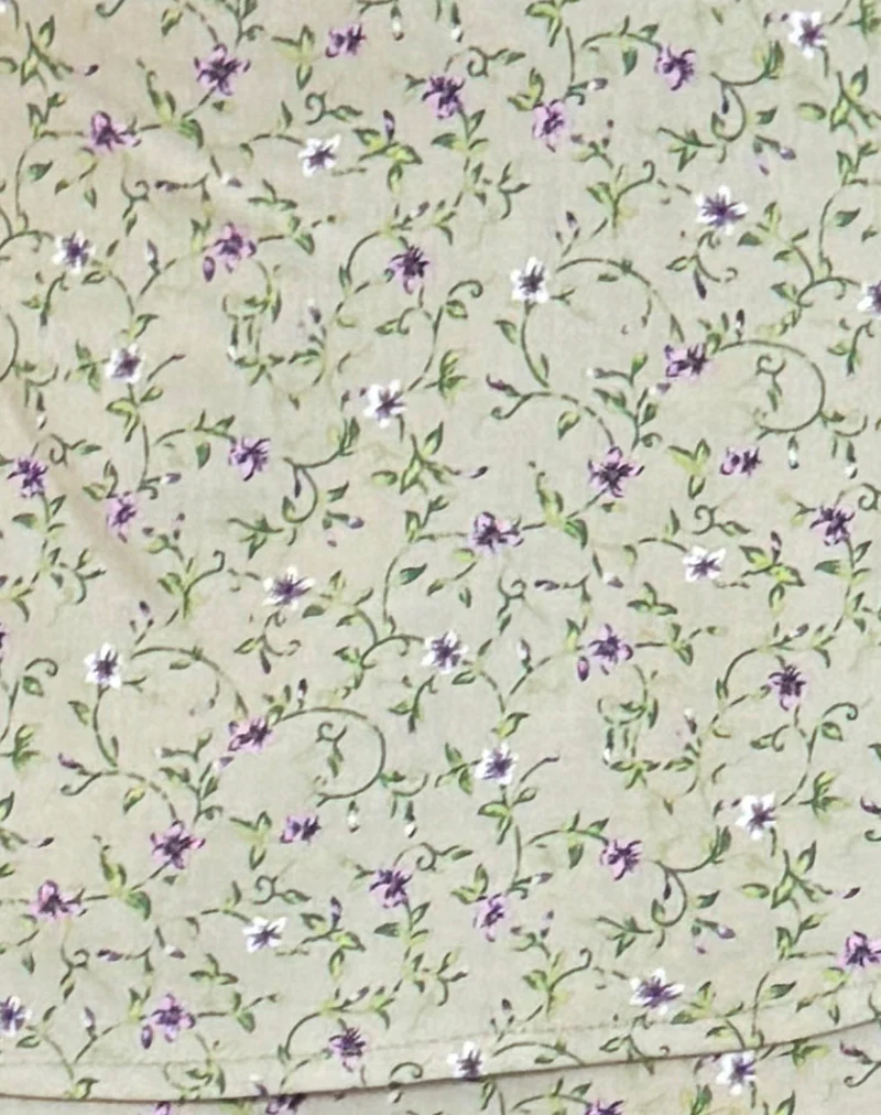 Luiso Mini Skirt in Parma Violet - Image 6