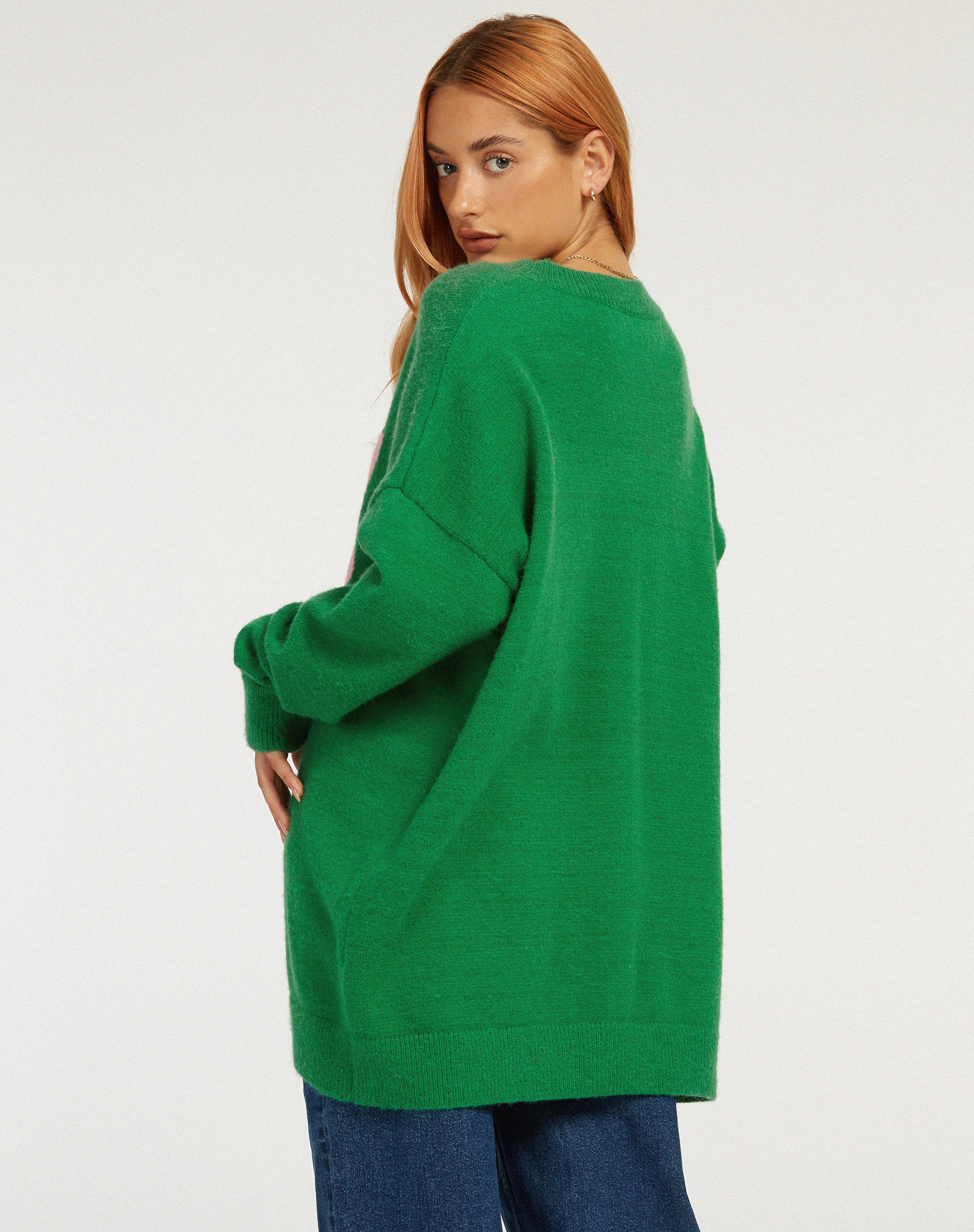Lulees Jumper in Green Pinky Promise - Image 2