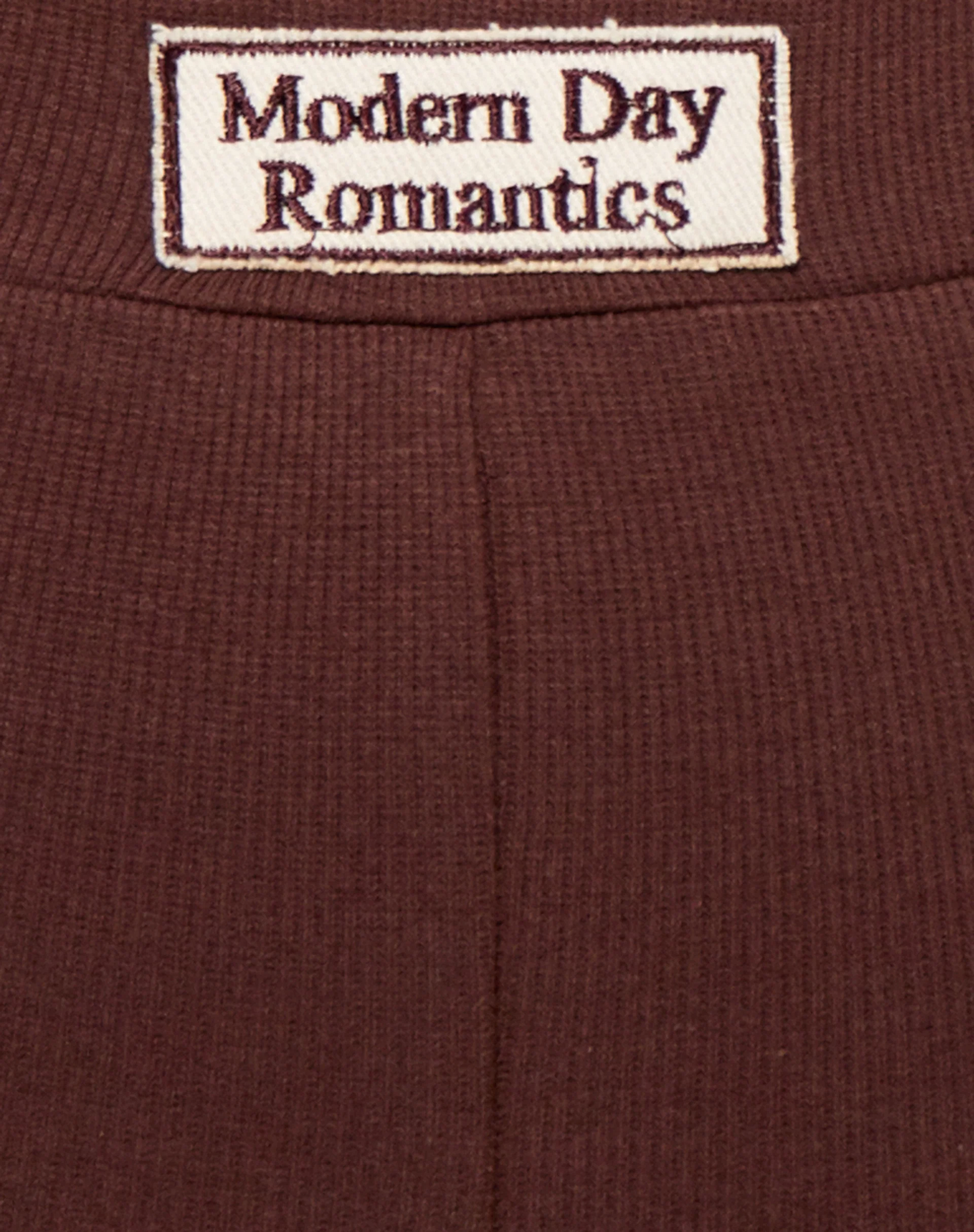 Lulla Legging in Deep Mahogany Modern Day Label Embro - Image 5