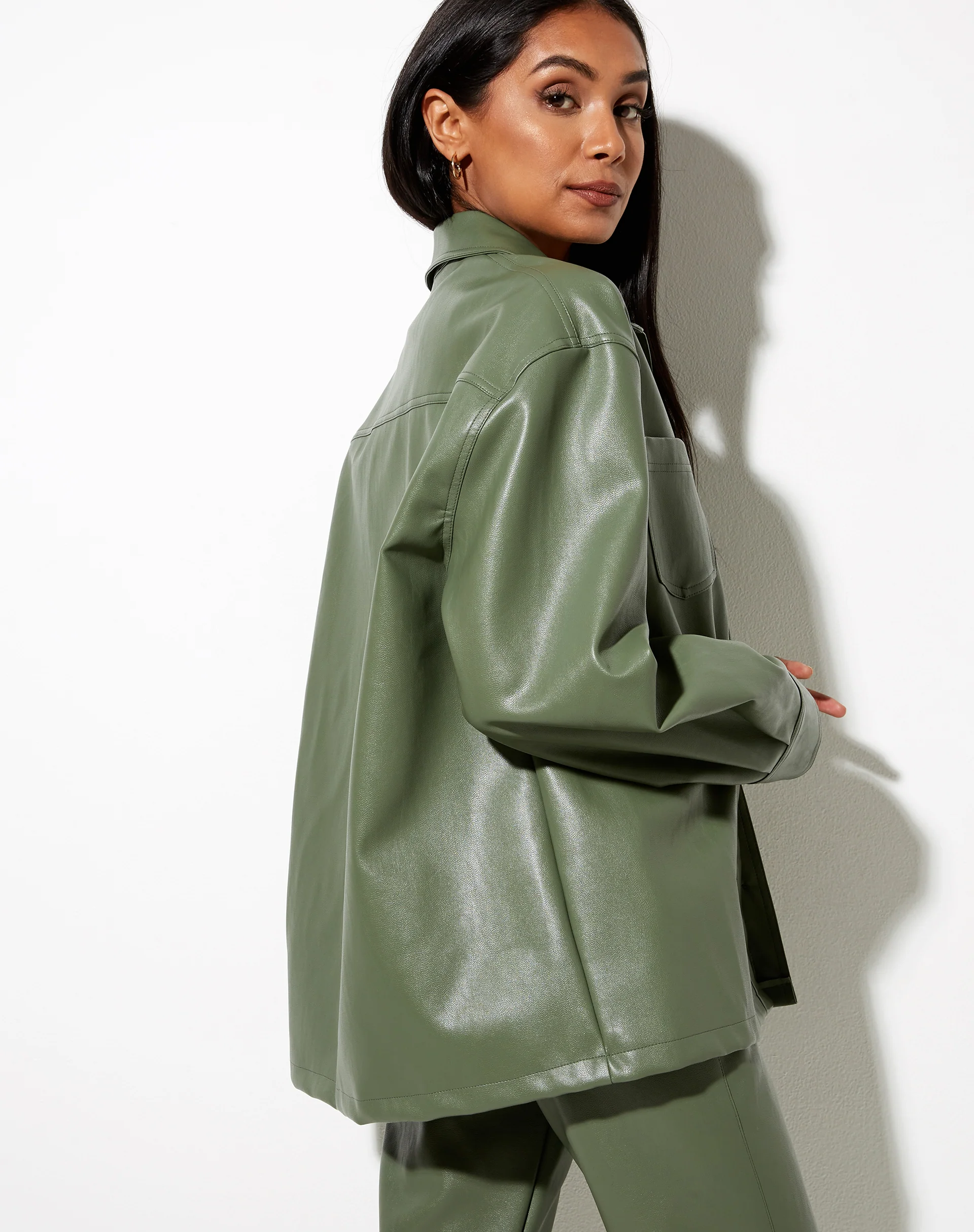 Lumberjack Shirt in Pu Green - Image 2