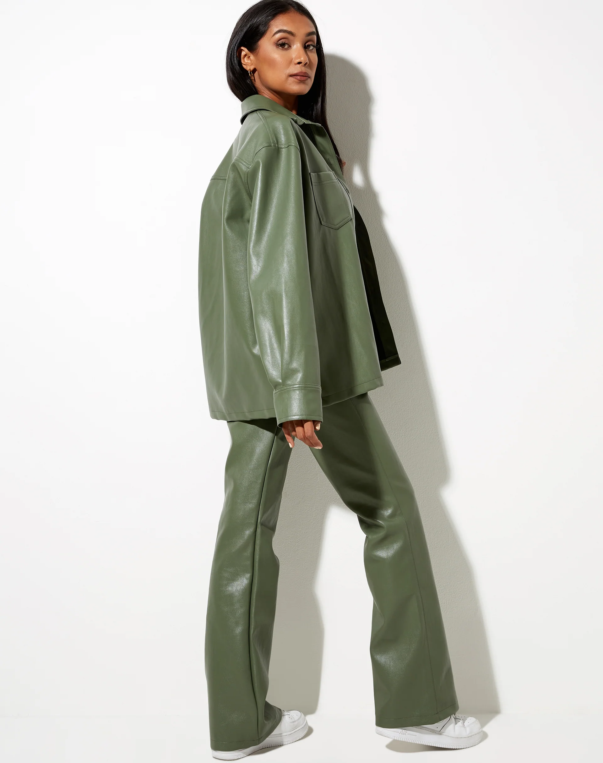 Lumberjack Shirt in Pu Green - Image 4