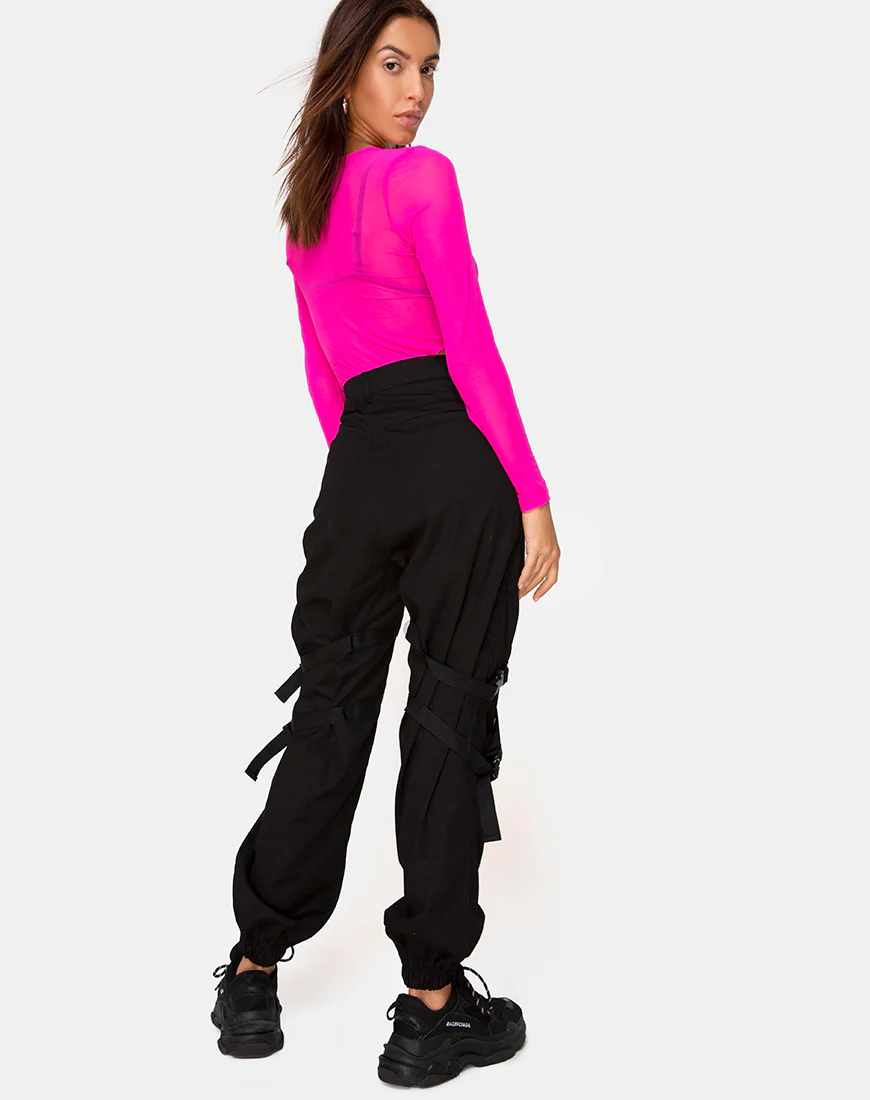 Lumier Bodice Fluro Pink - Image 4