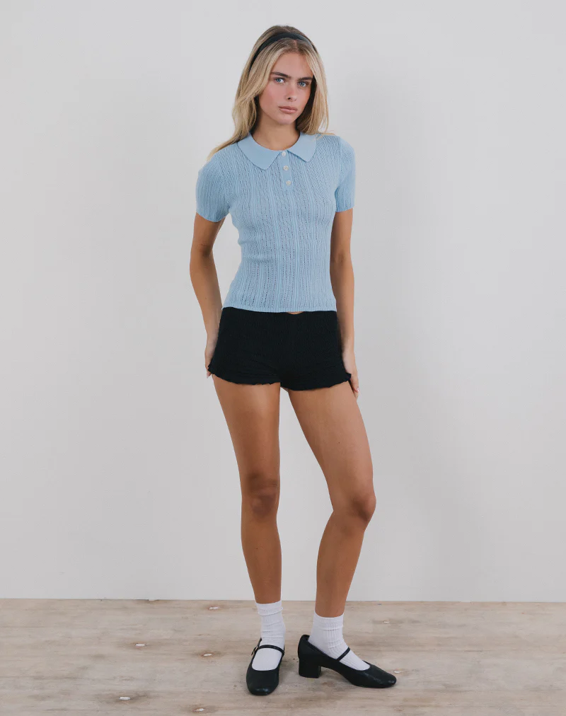 Lynetta Top in Baby Blue - Image 4