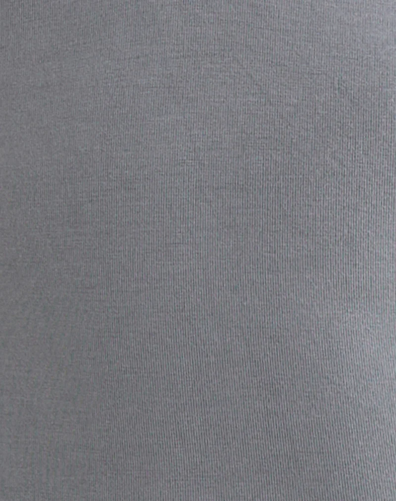 Lynod Plunge Top in Grey - Image 6