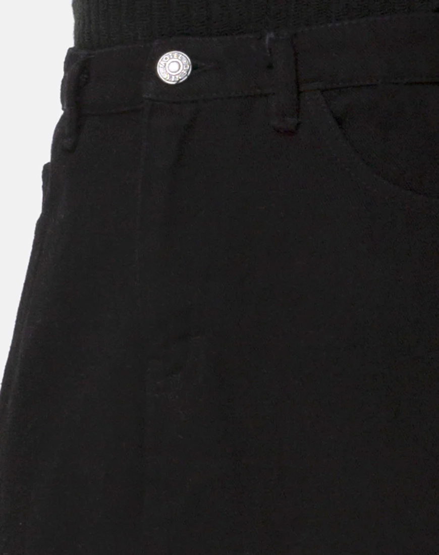 Lyra Midi Skirt in Black - Image 5