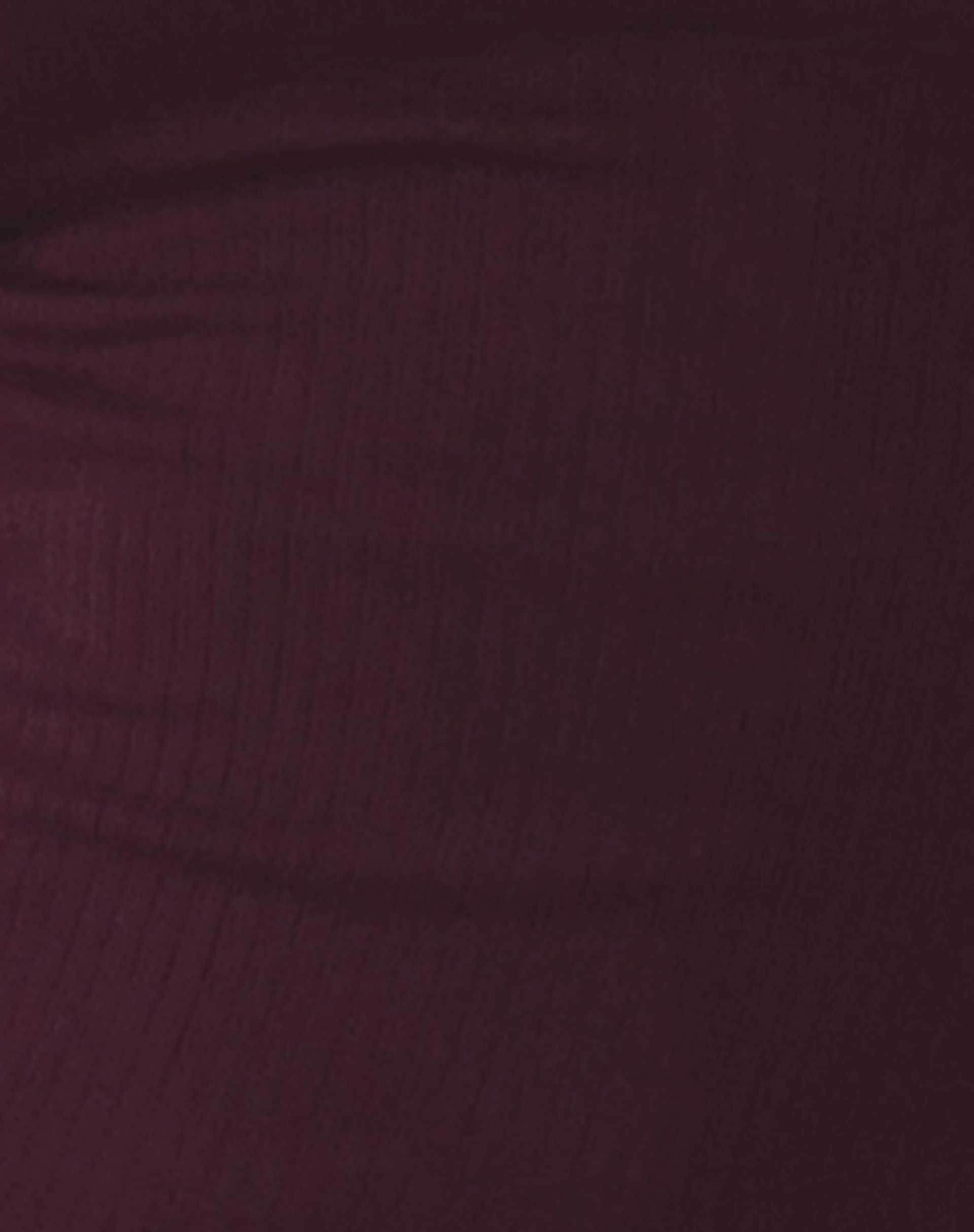 Mabel High-Neck Long Sleeve Ribbed Top in Oxblood - Image 5
