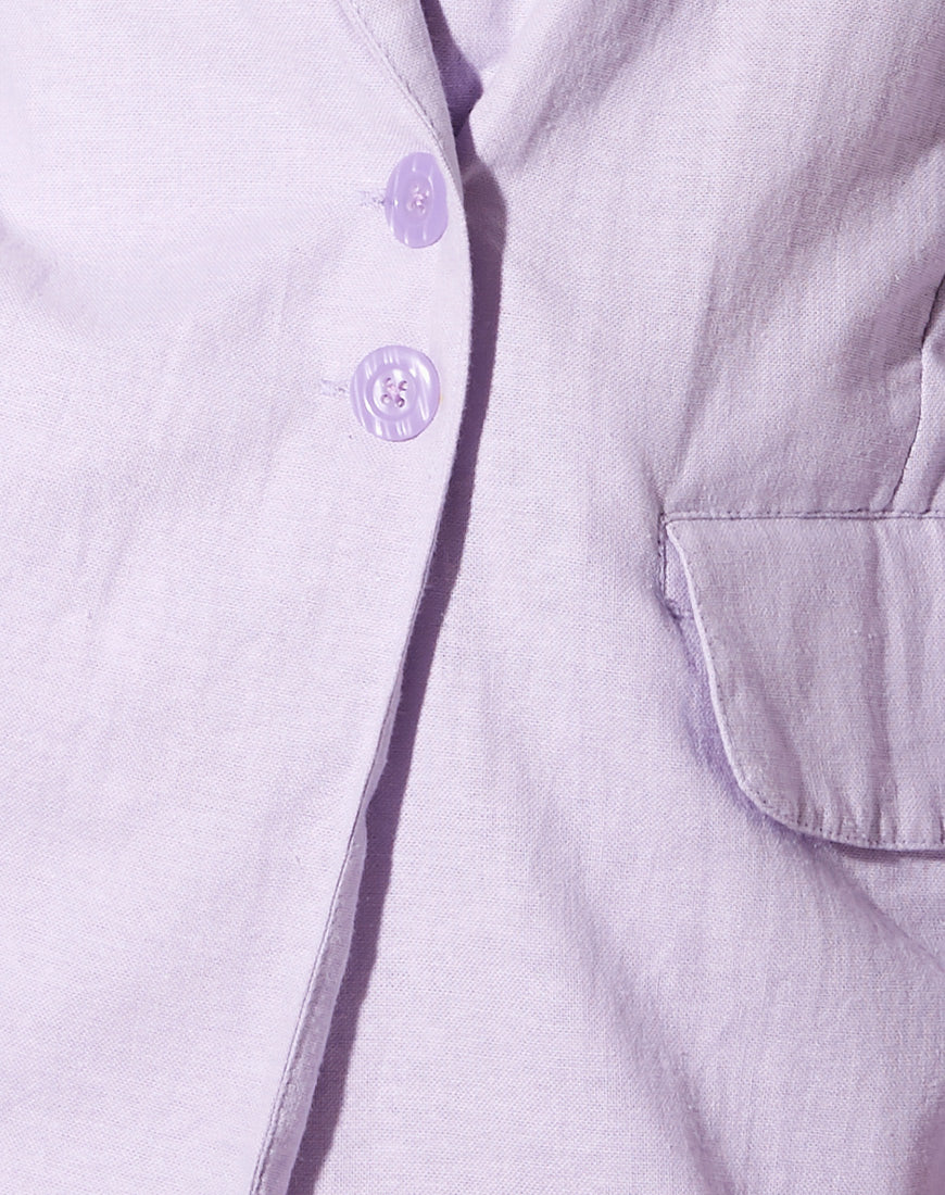 Macca Blazer in Violet - Image 5
