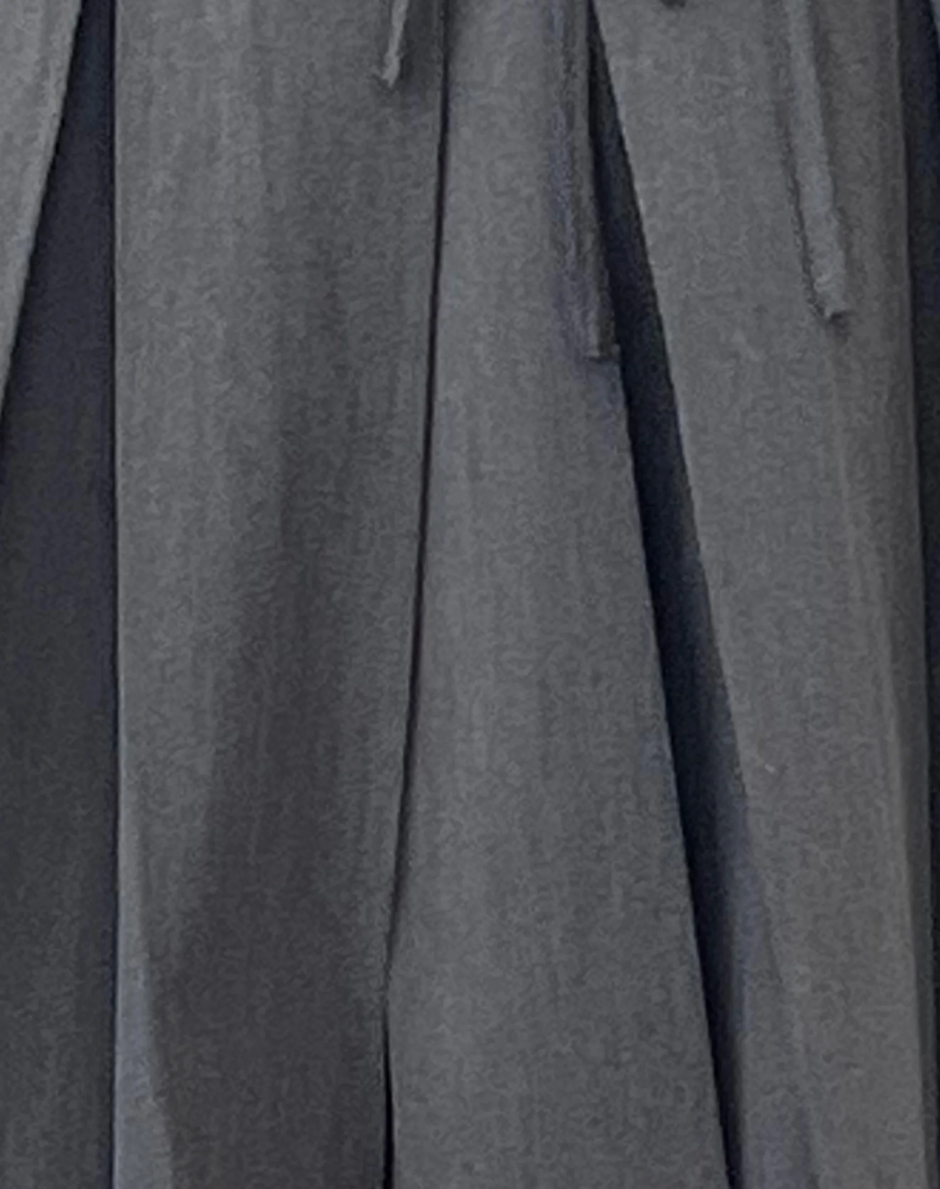 Madelyn Pleated Midi Skirt in Charcoal Tailoring - Image 6
