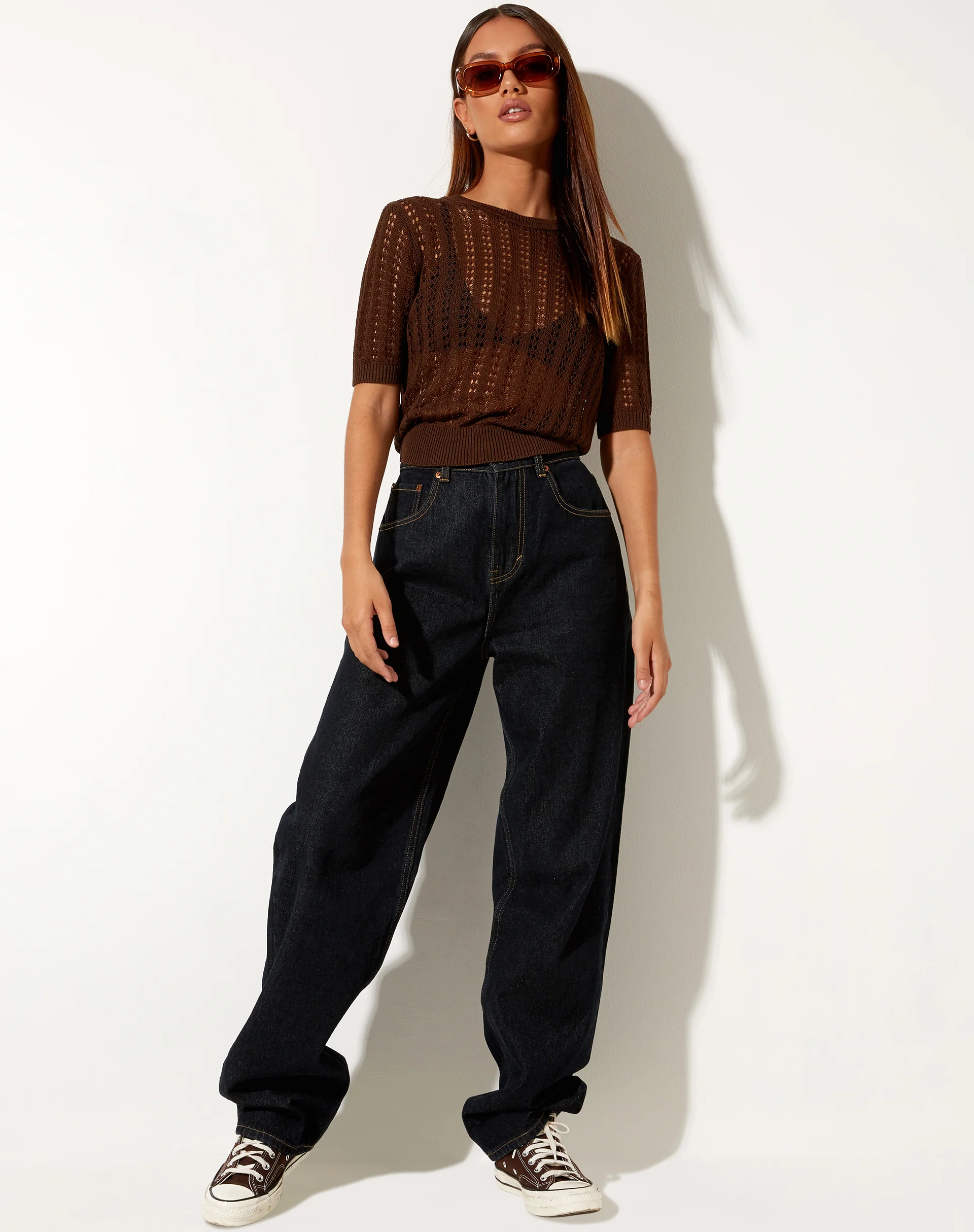 Mae Jumper in Bitter Chocolate - Image 6