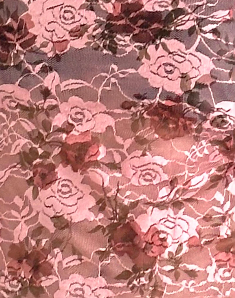 Magita Top in Pink Lace Floral Bloom - Image 7