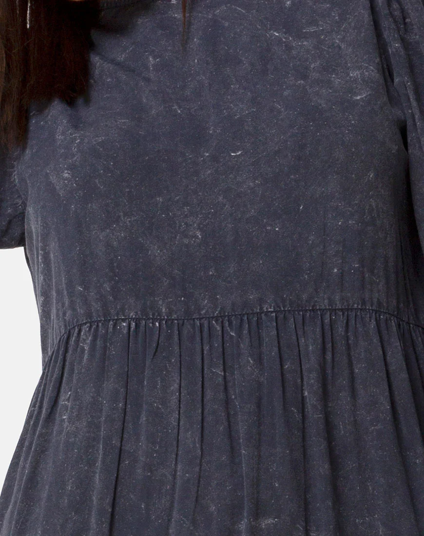 Magnolia Dress in Wash Out Black - Image 5