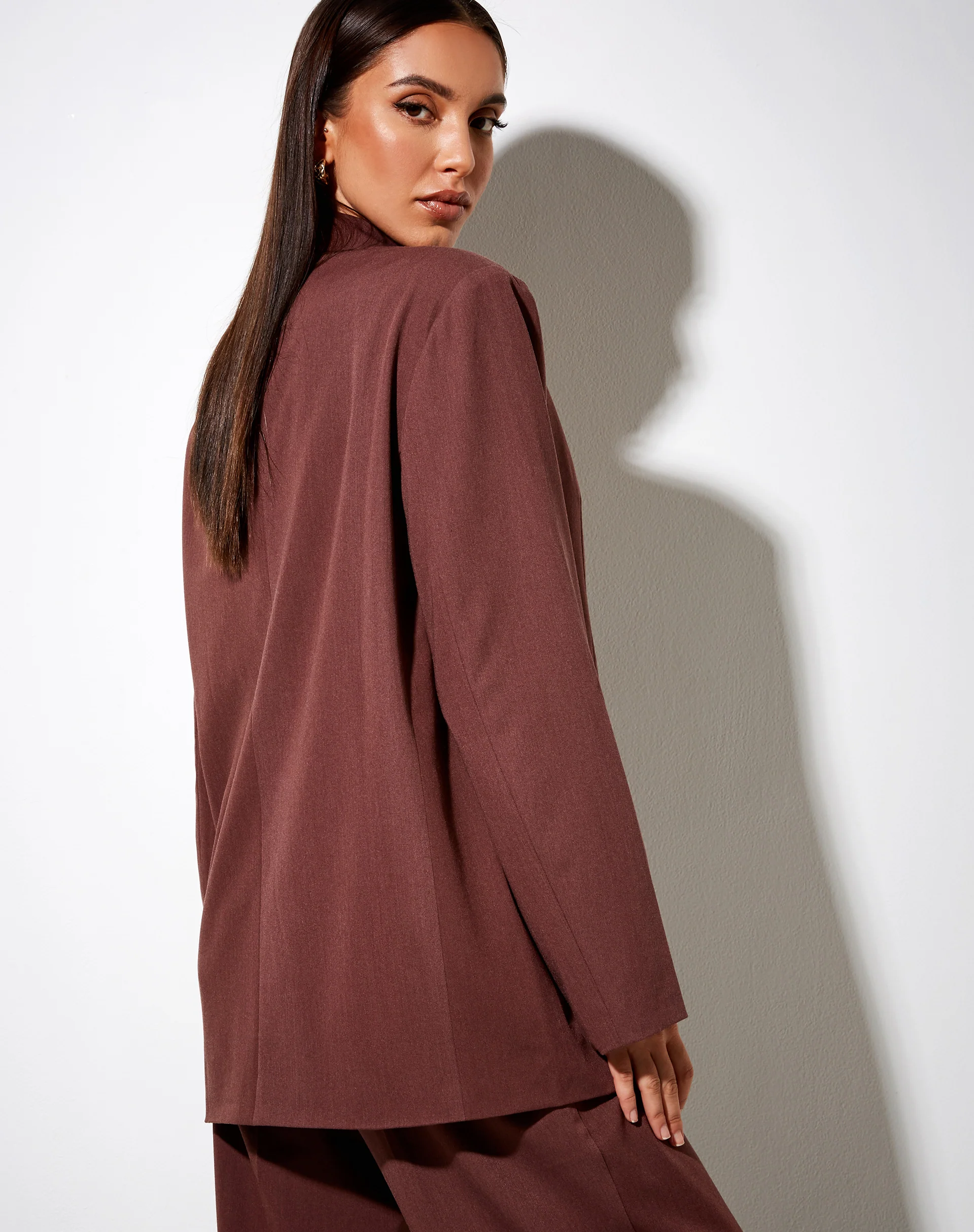 Maiwa Blazer in Cocoa - Image 3