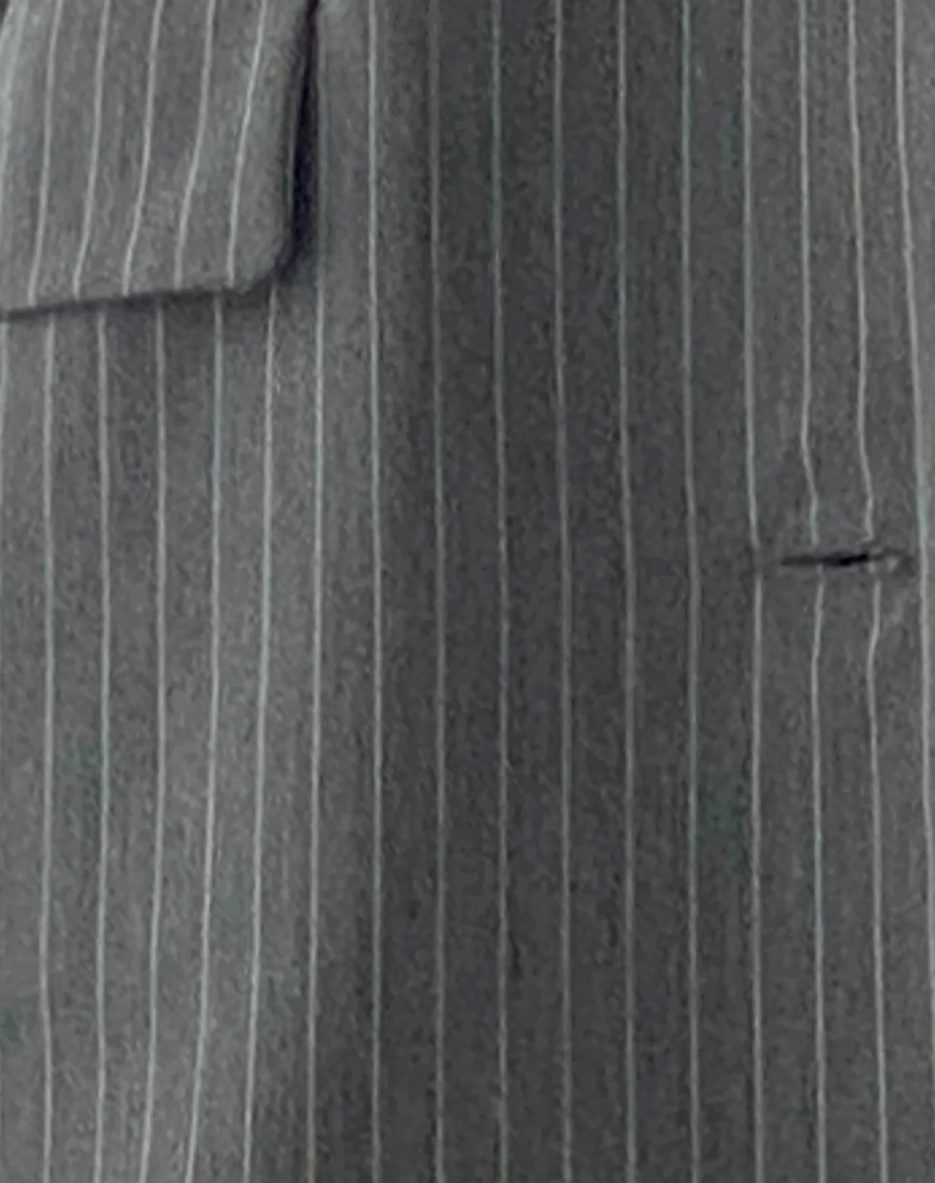 Maiwa Blazer in Tailoring Grey Pinstripe - Image 6