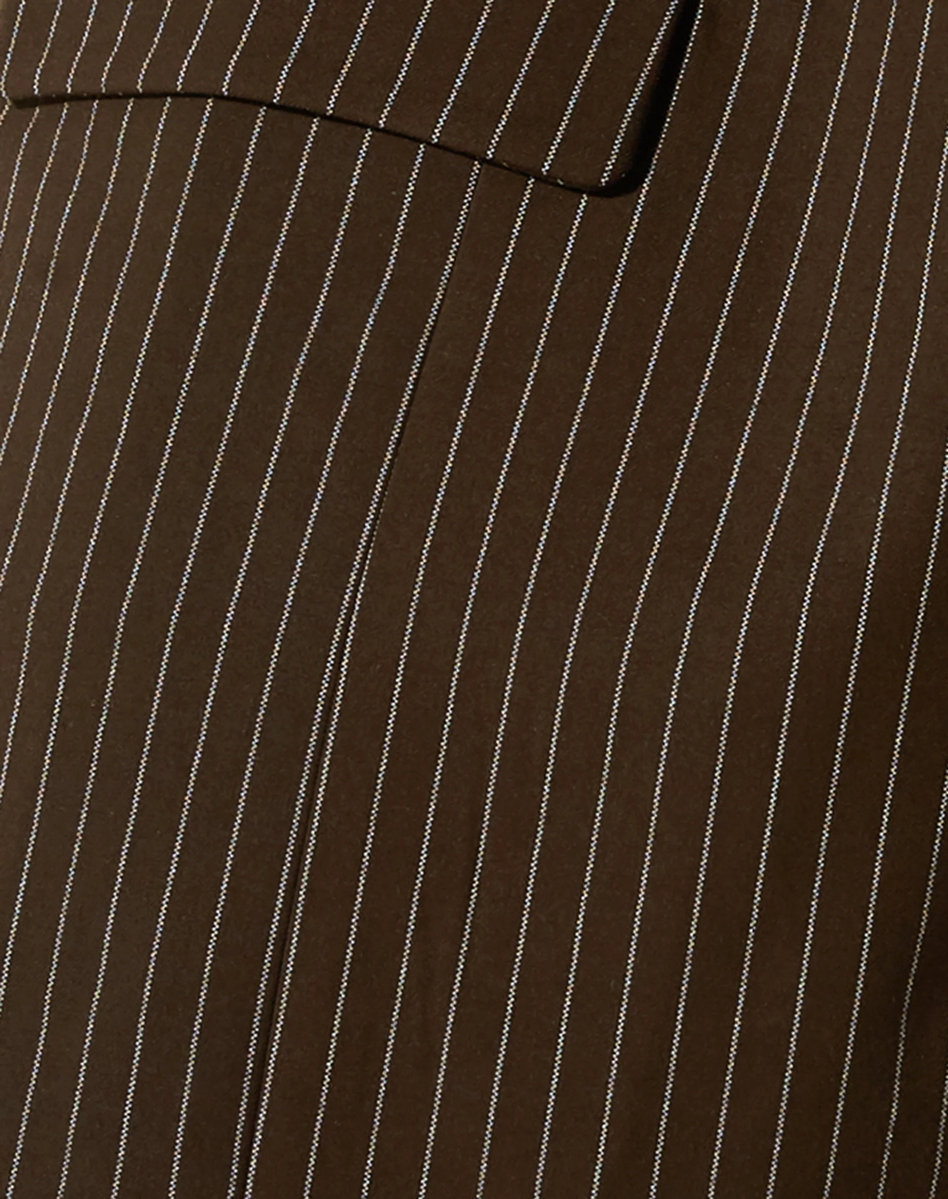 Maiwa Blazer in Pinstripe Brown - Image 7