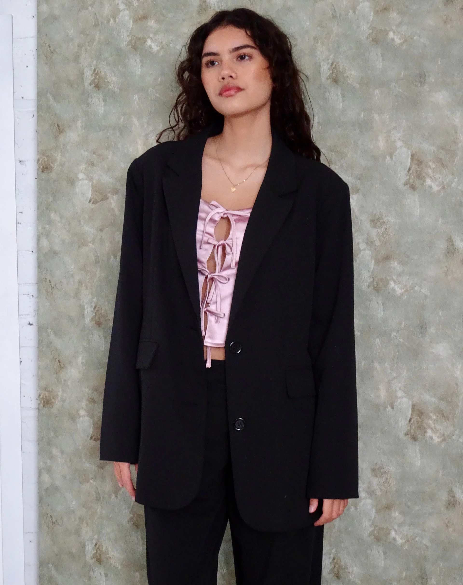 Maiwa Blazer in Black - Image 5